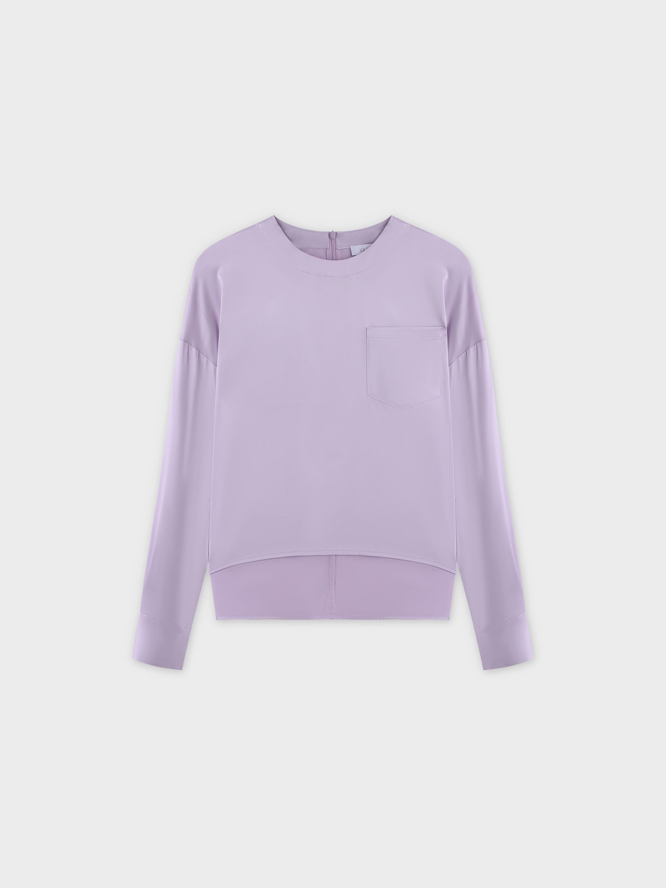 Satin Top-Lavender