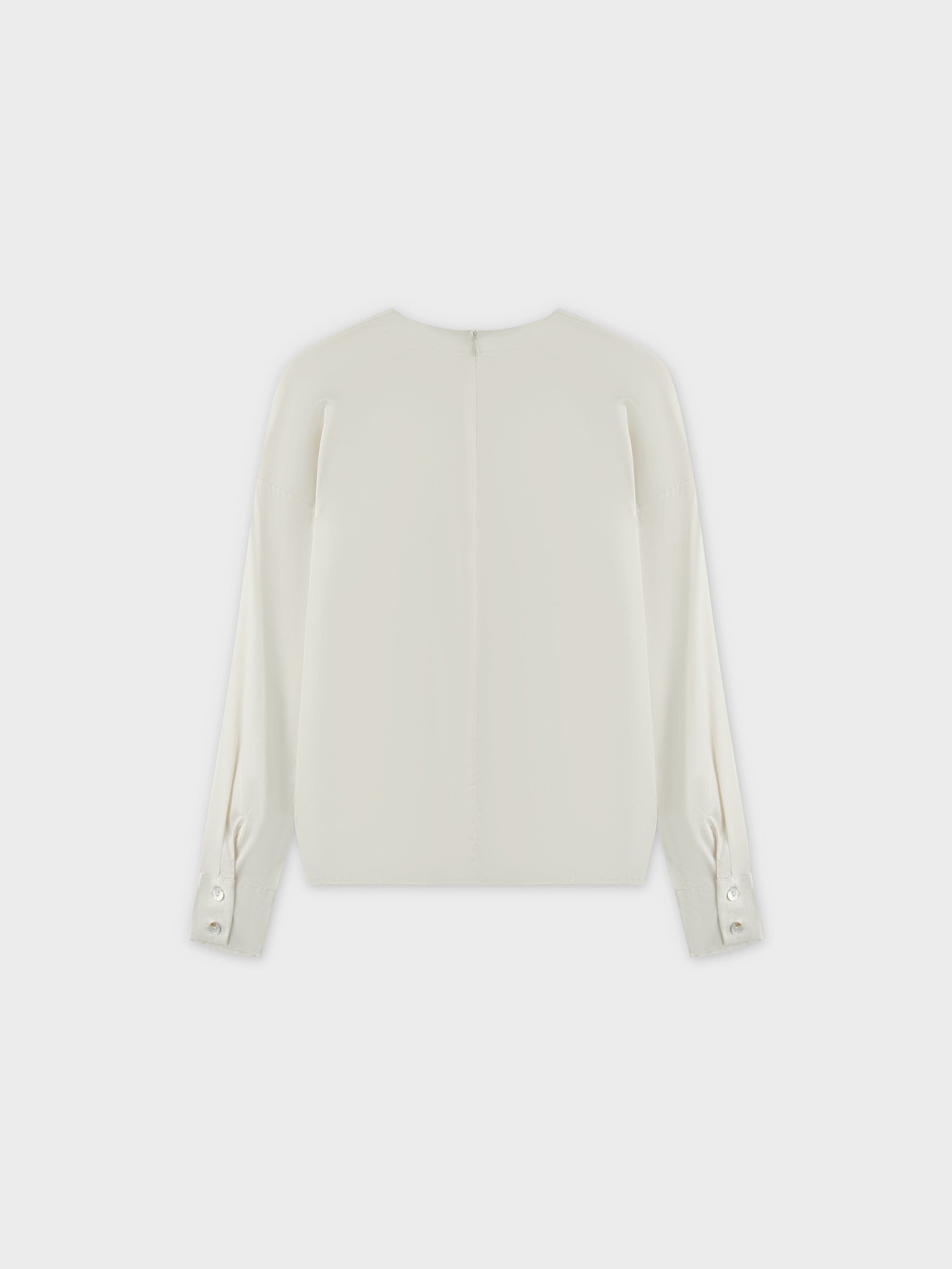 Satin Top-Ivory