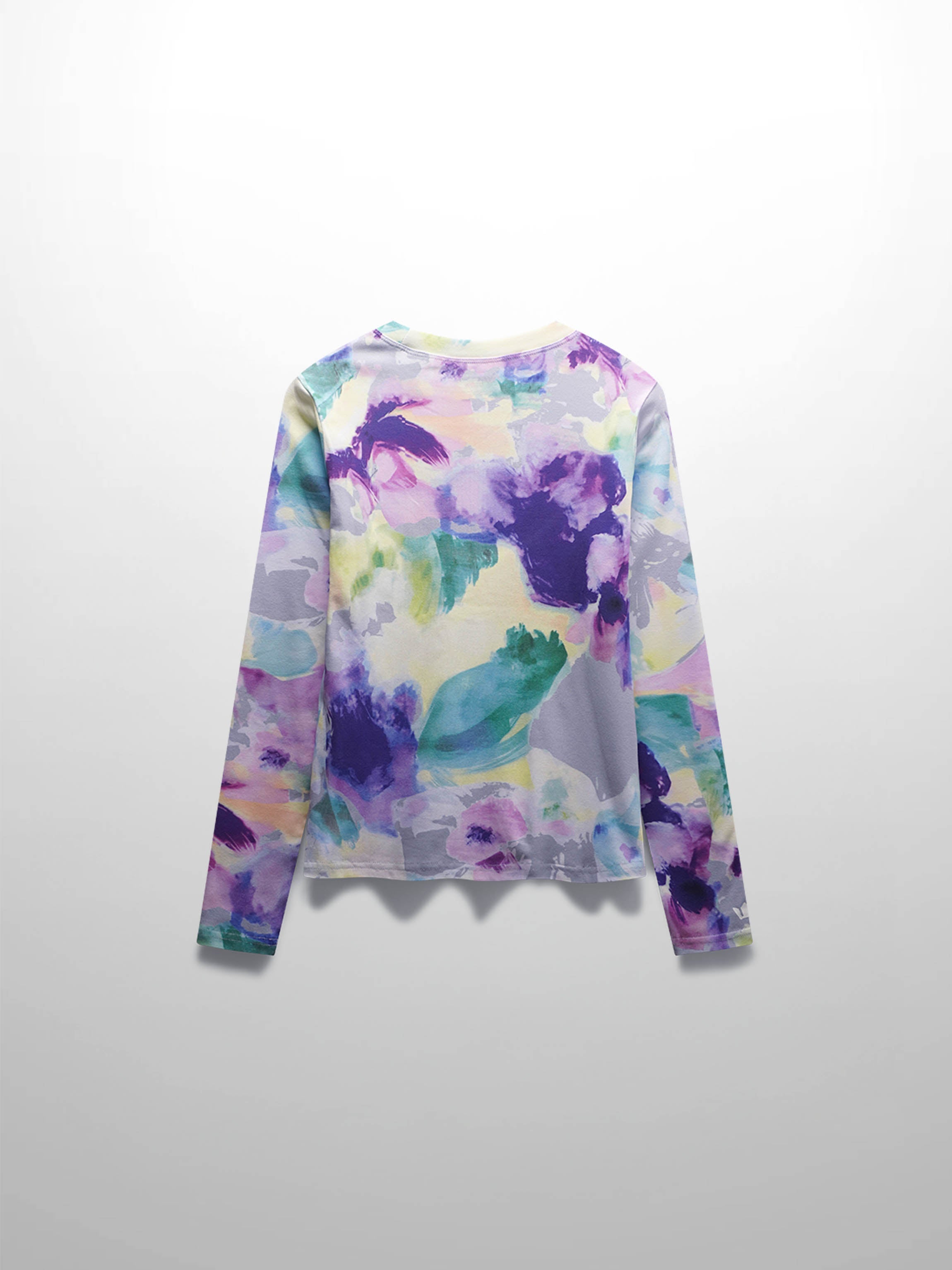Basic Printed T-shirt-Watercolor