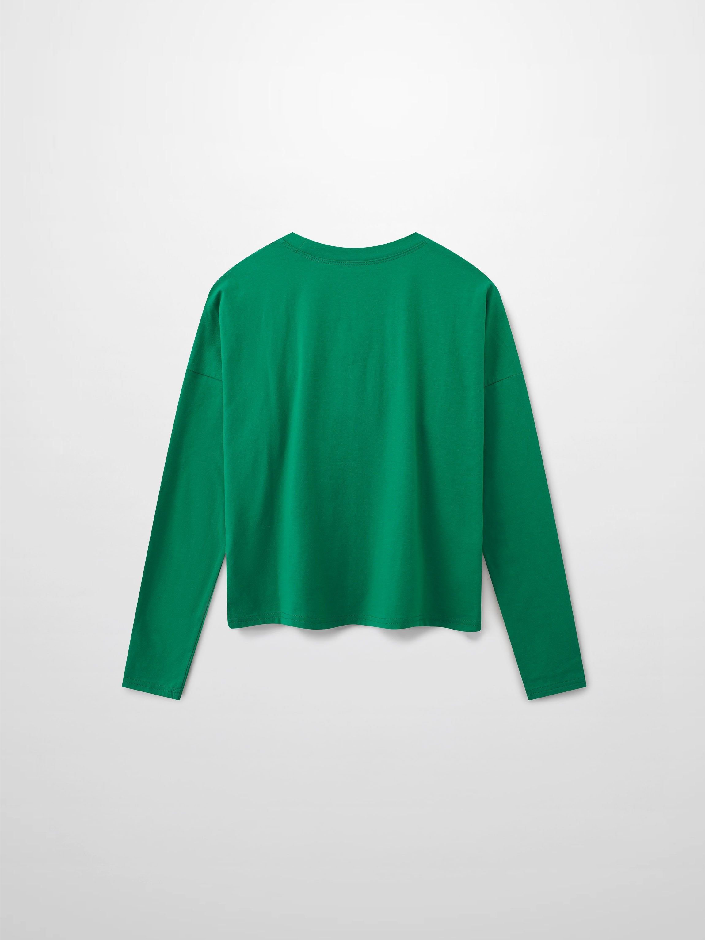 Crown Embossed T-Shirt-Kelly Green