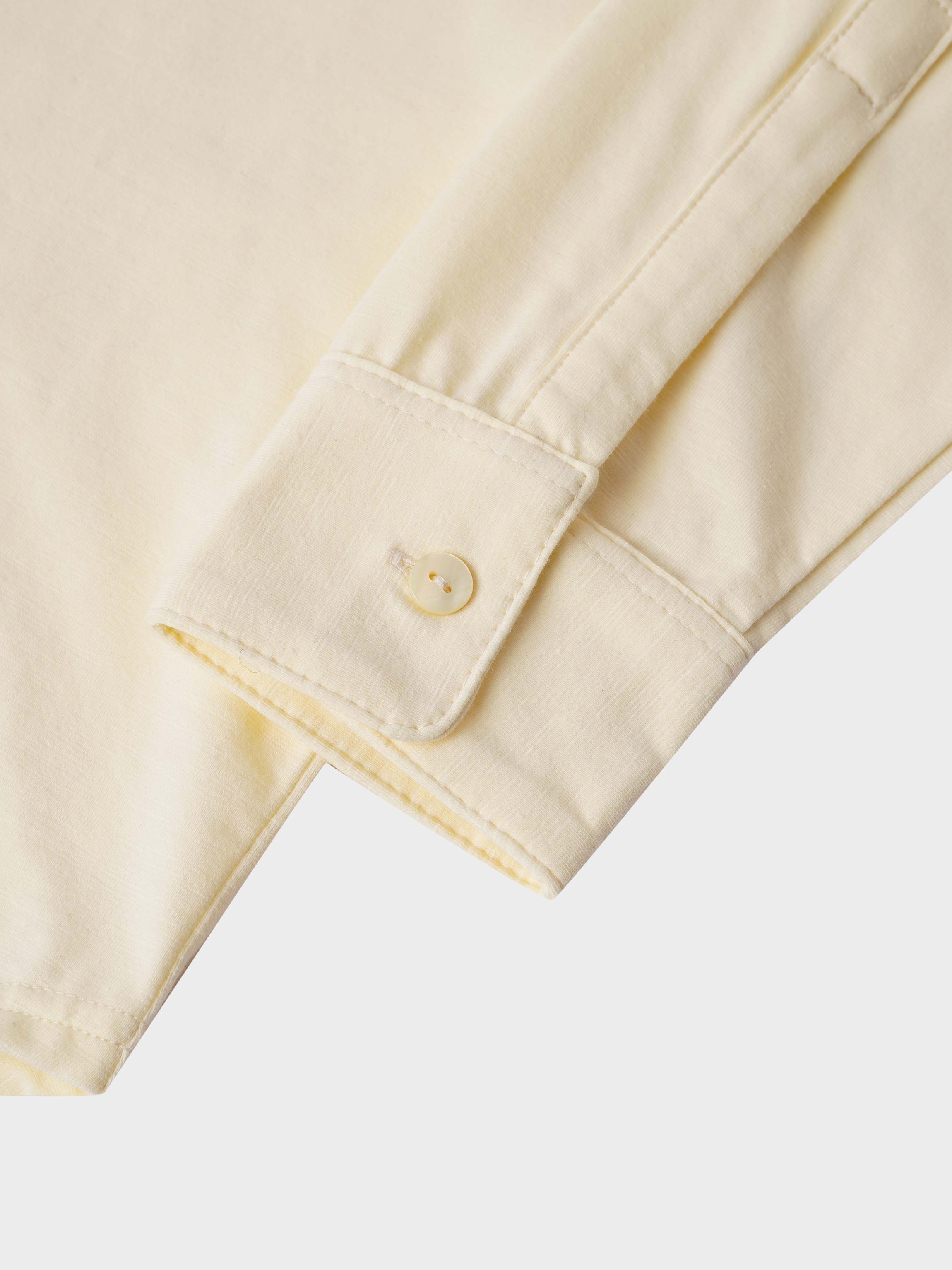 Button Down T-Shirt Blouse-Yellow