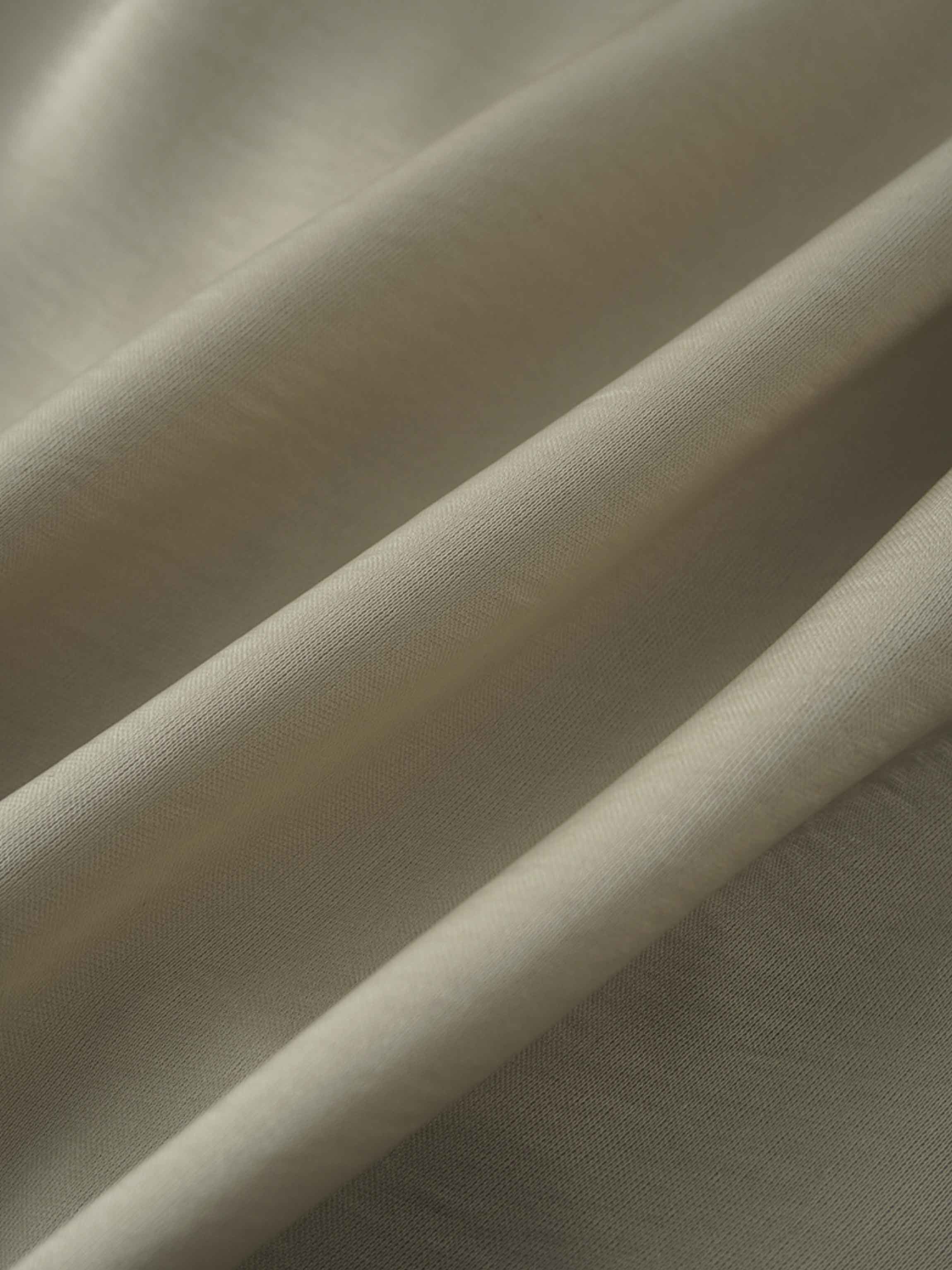 High/Low Faux Satin Crossover Top-Celery Green