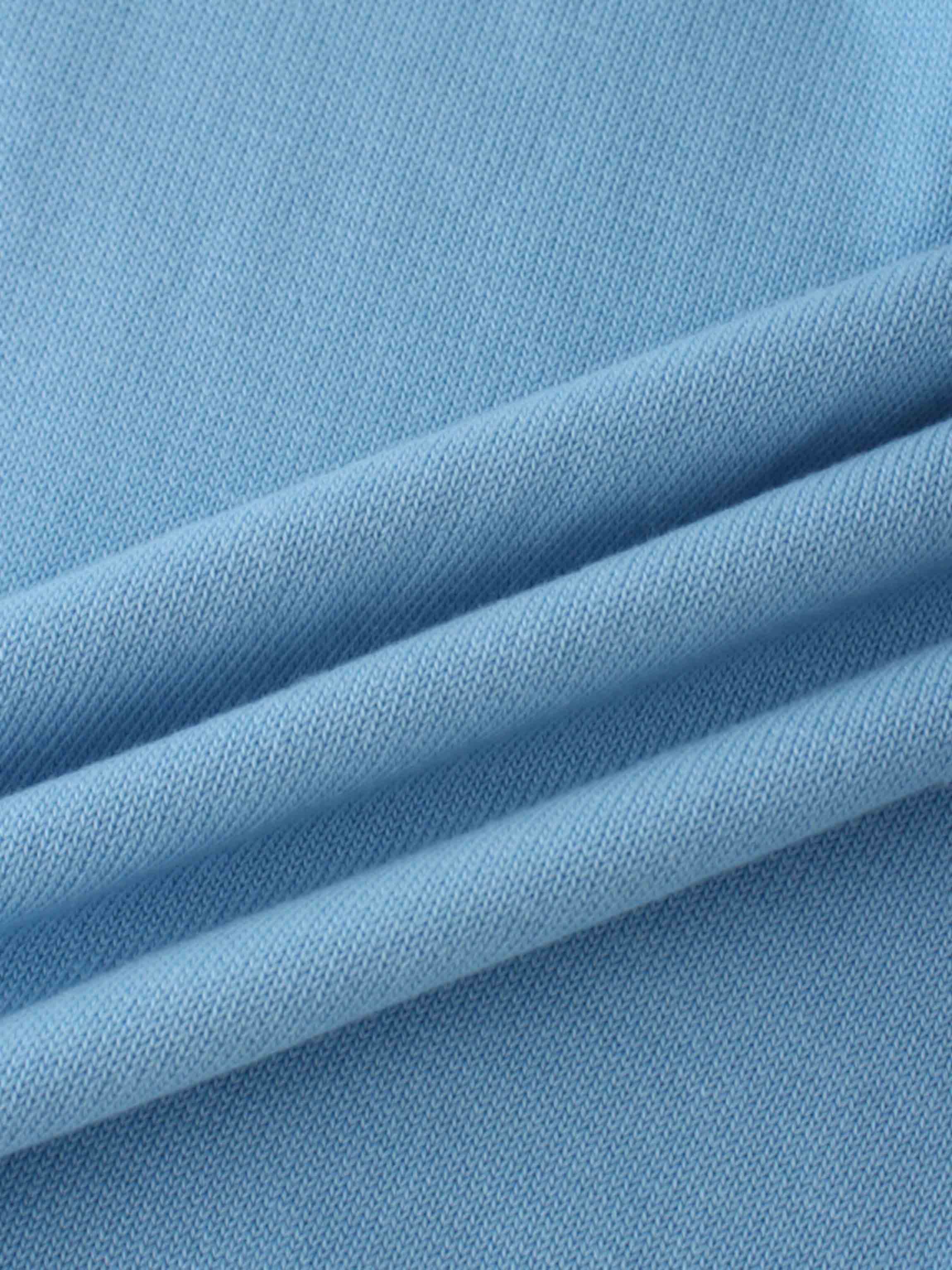 Sequin Trim Sweater-Ice Blue