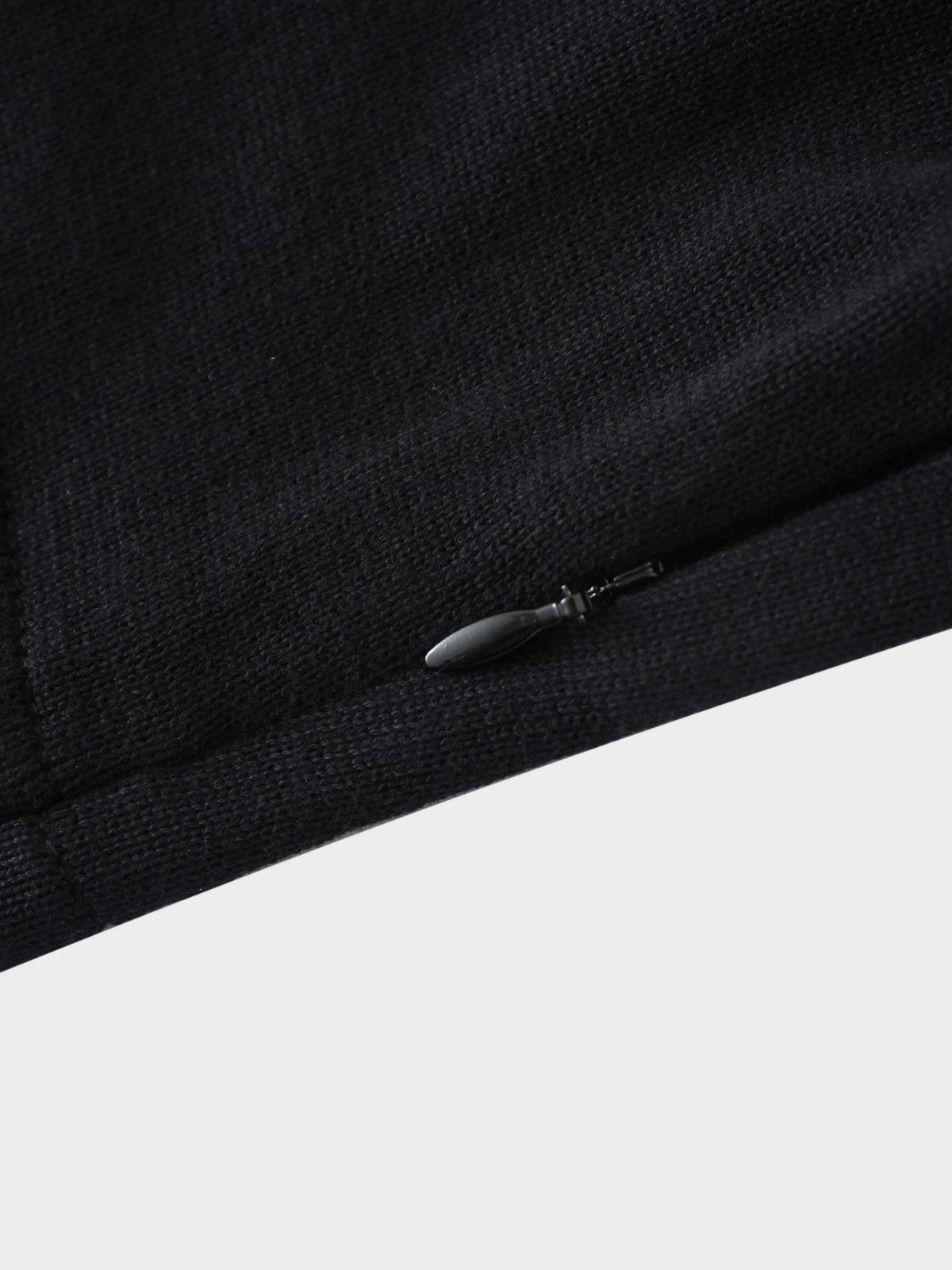 Knit Top Mock Neck Dress-Black