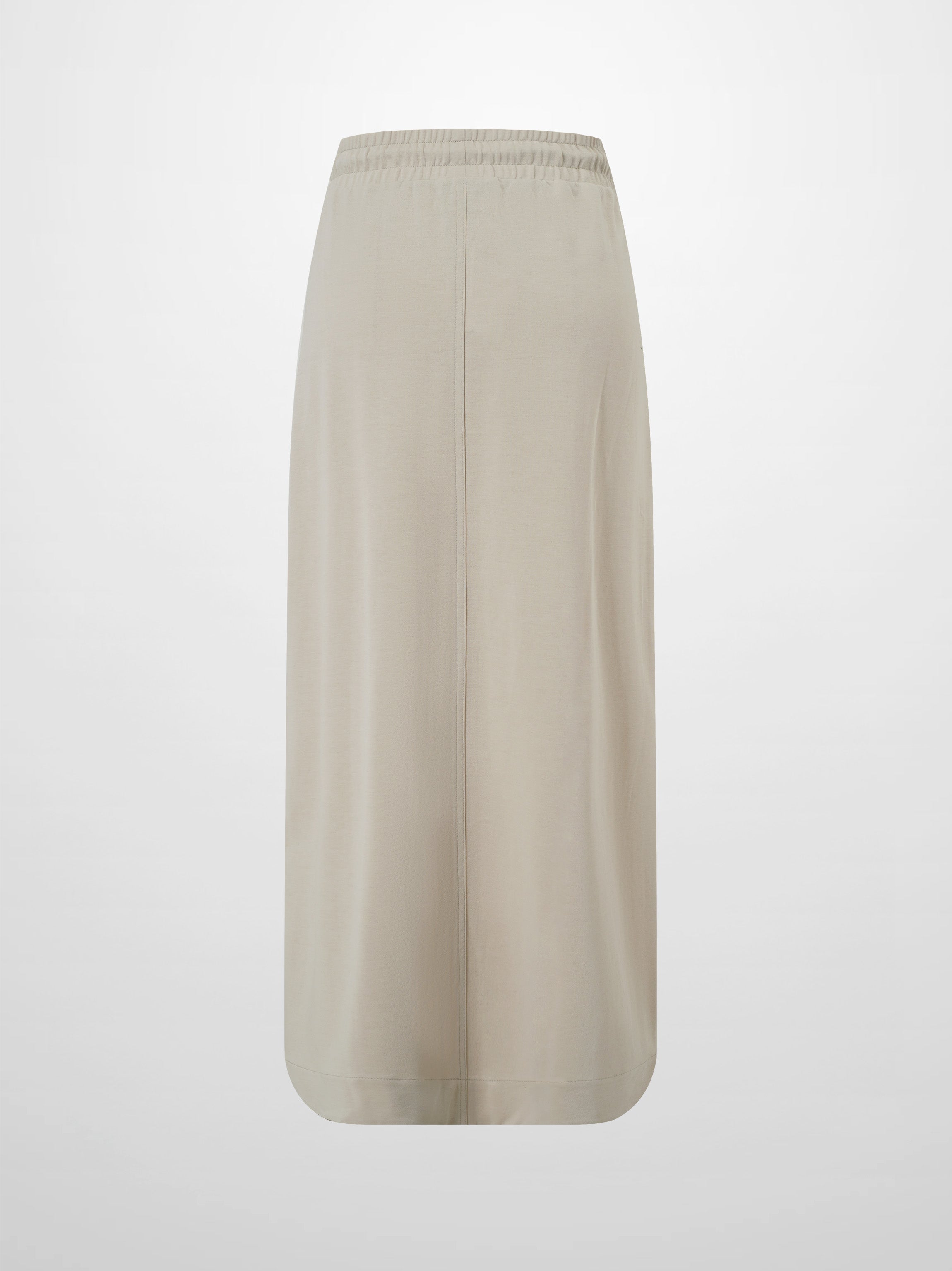 Drawstring Pocket T-Shirt Skirt-Stone
