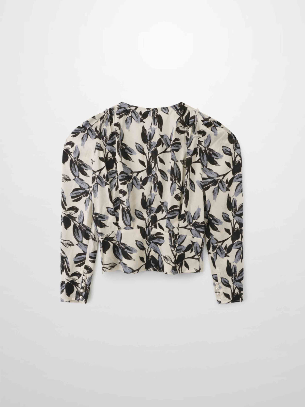 Vintage Blouson Top-Floral