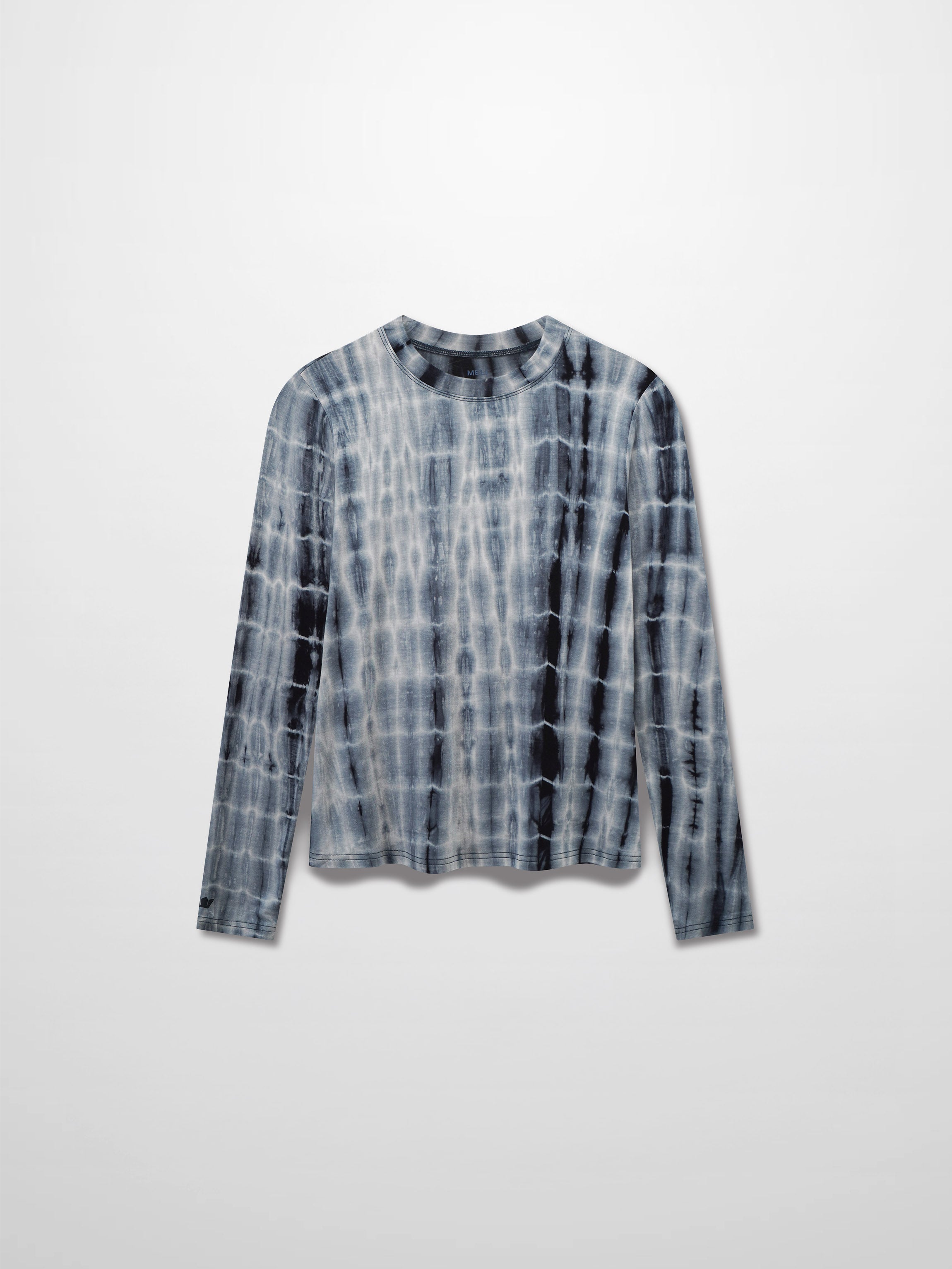 Tie Dye Crew Neck T-Shirt-Blue