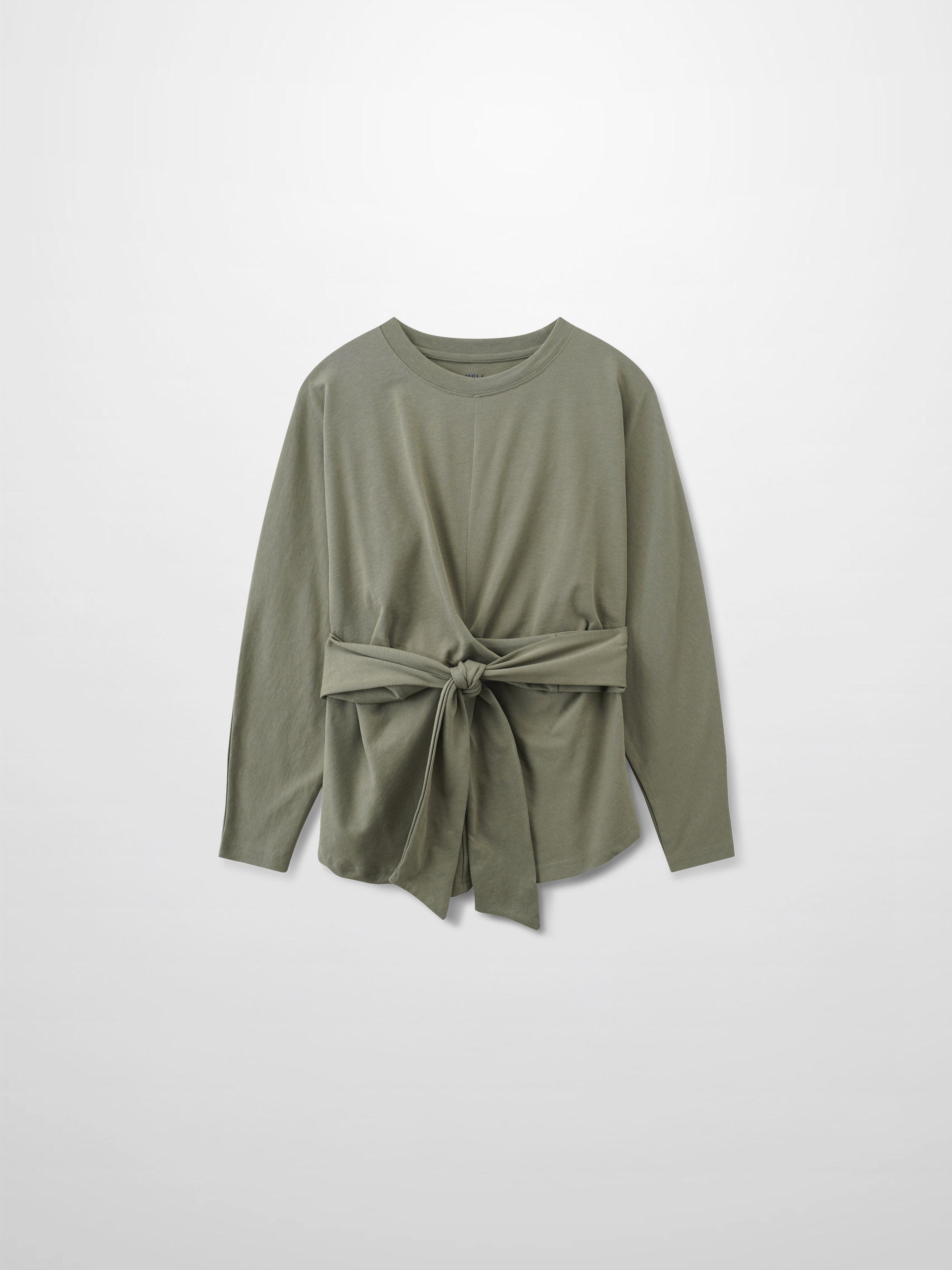 Tie Knot Tee-Sage