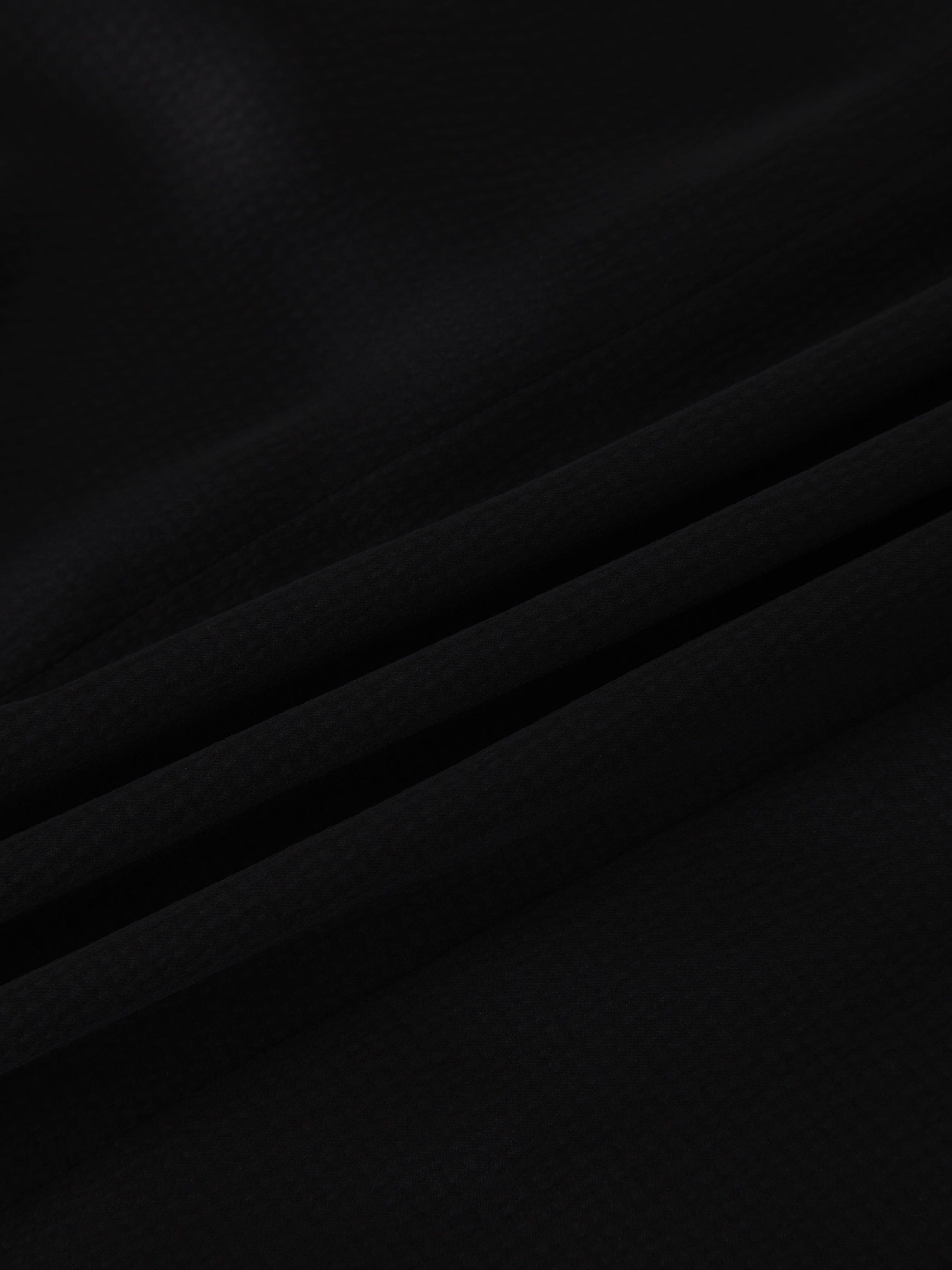 Beaded Trim Skirt-Black
