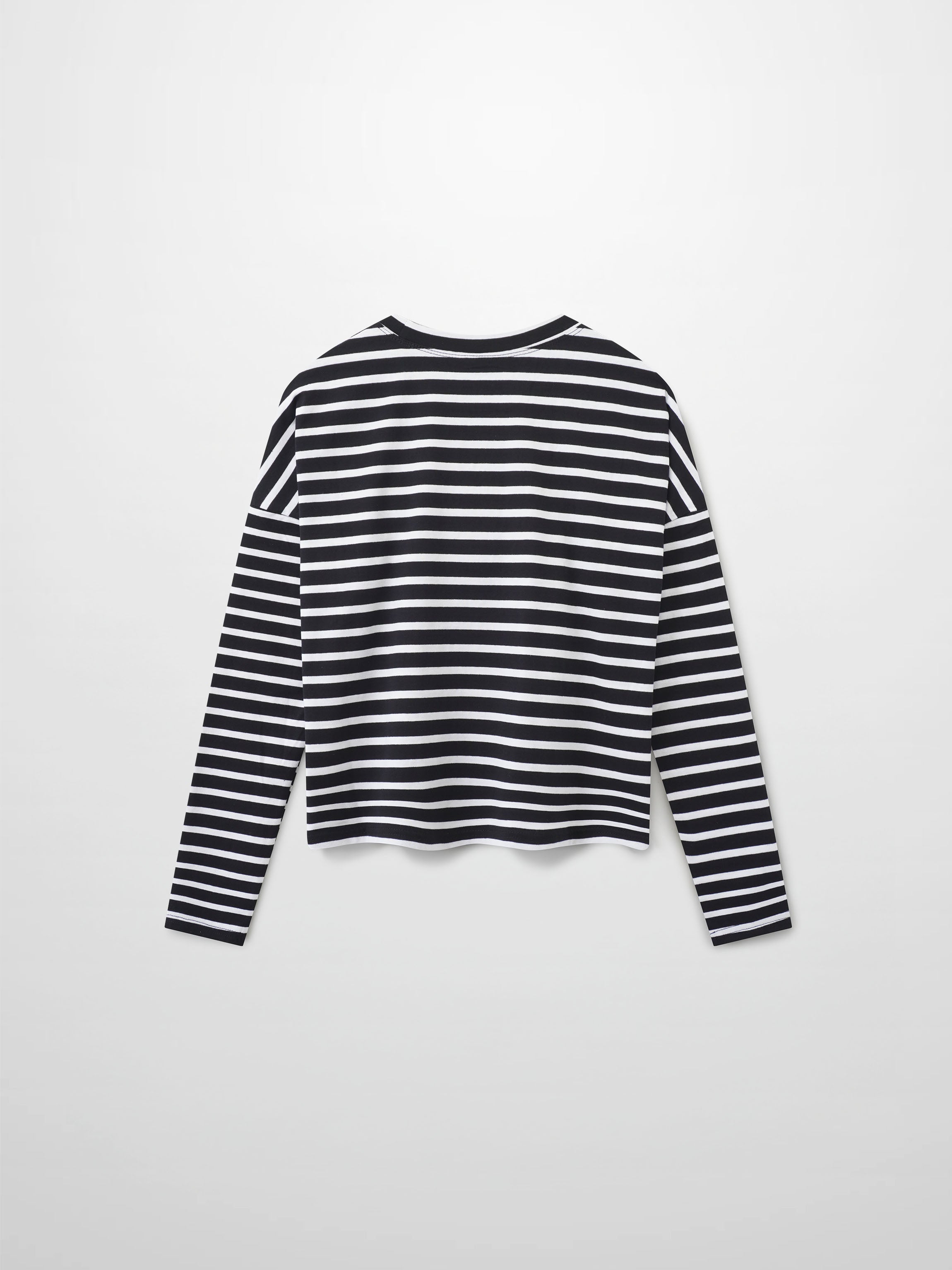 Crown Embossed T-Shirt-Black/White