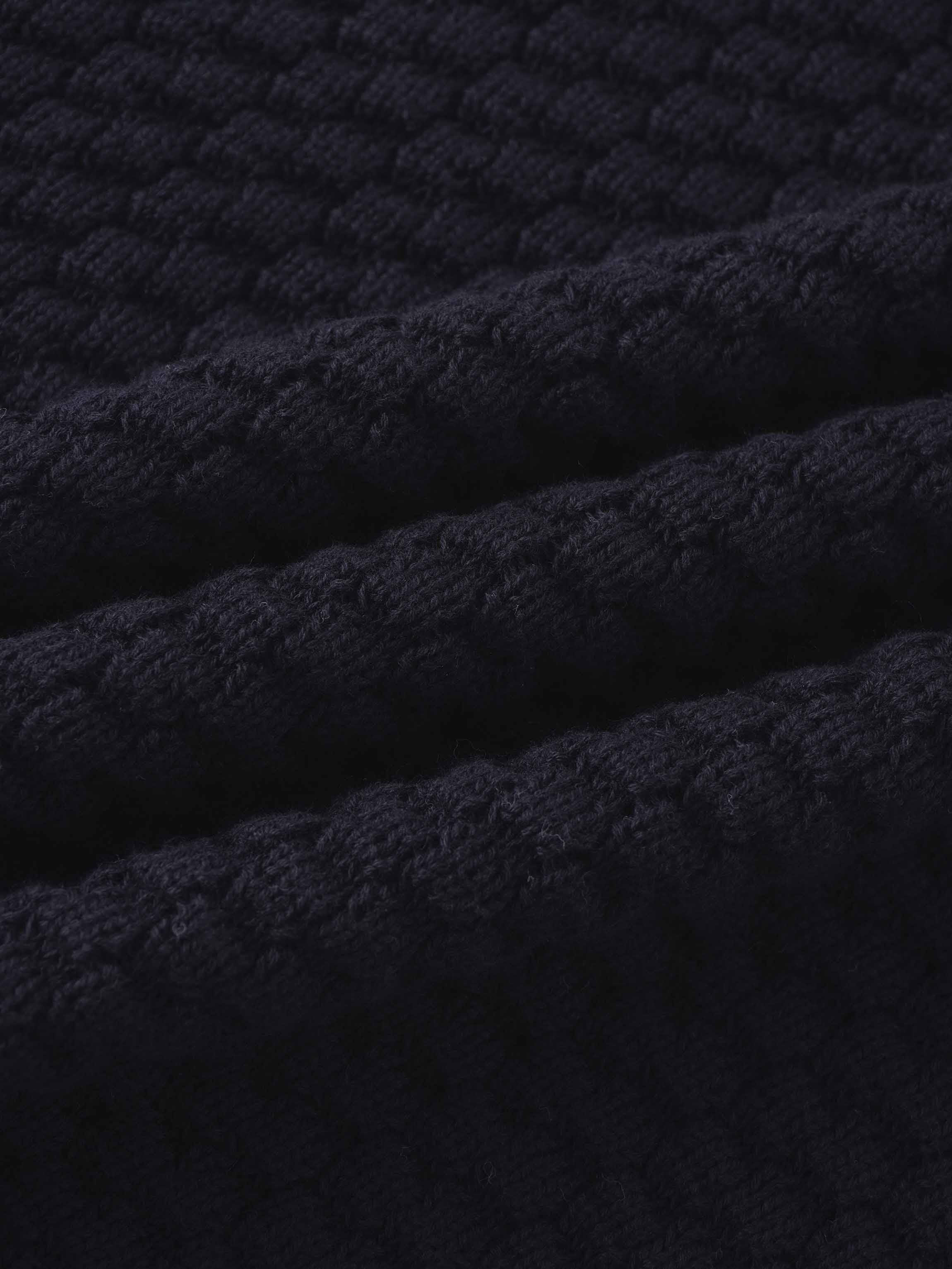 Box Weave Vest-Black