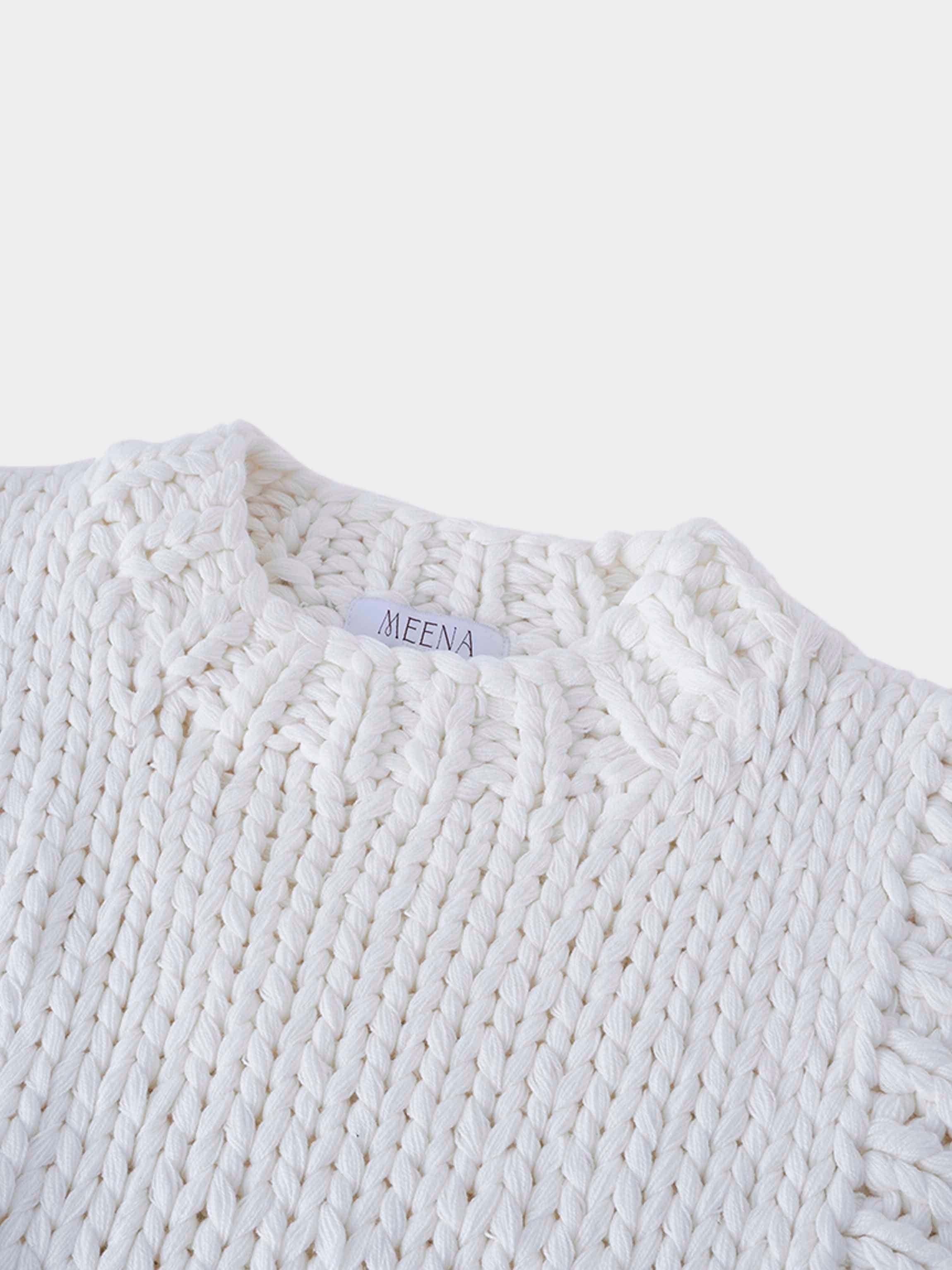 Chunky Chain Vest-Cream