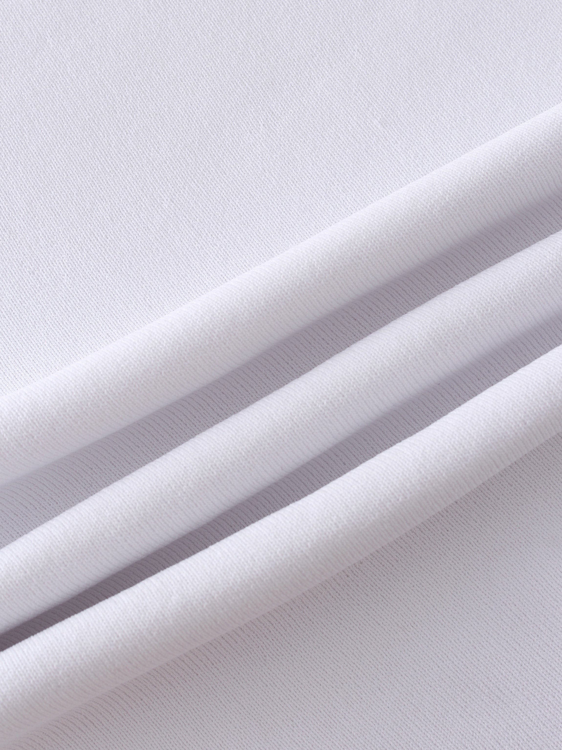 KNIT PLEATED SKIRT 26"-WHITE