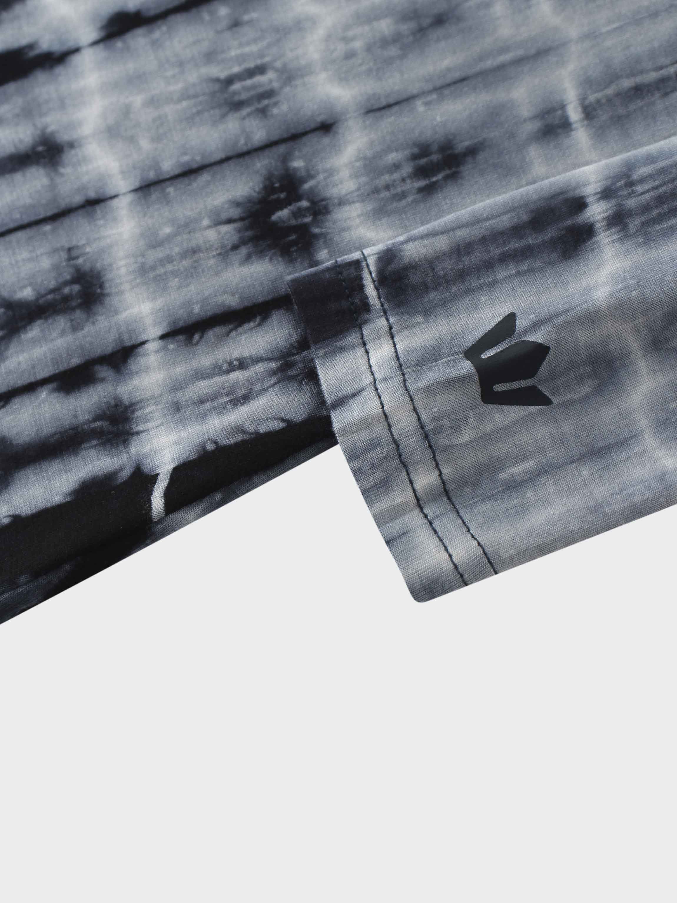 Tie Dye Crew Neck T-Shirt-Blue