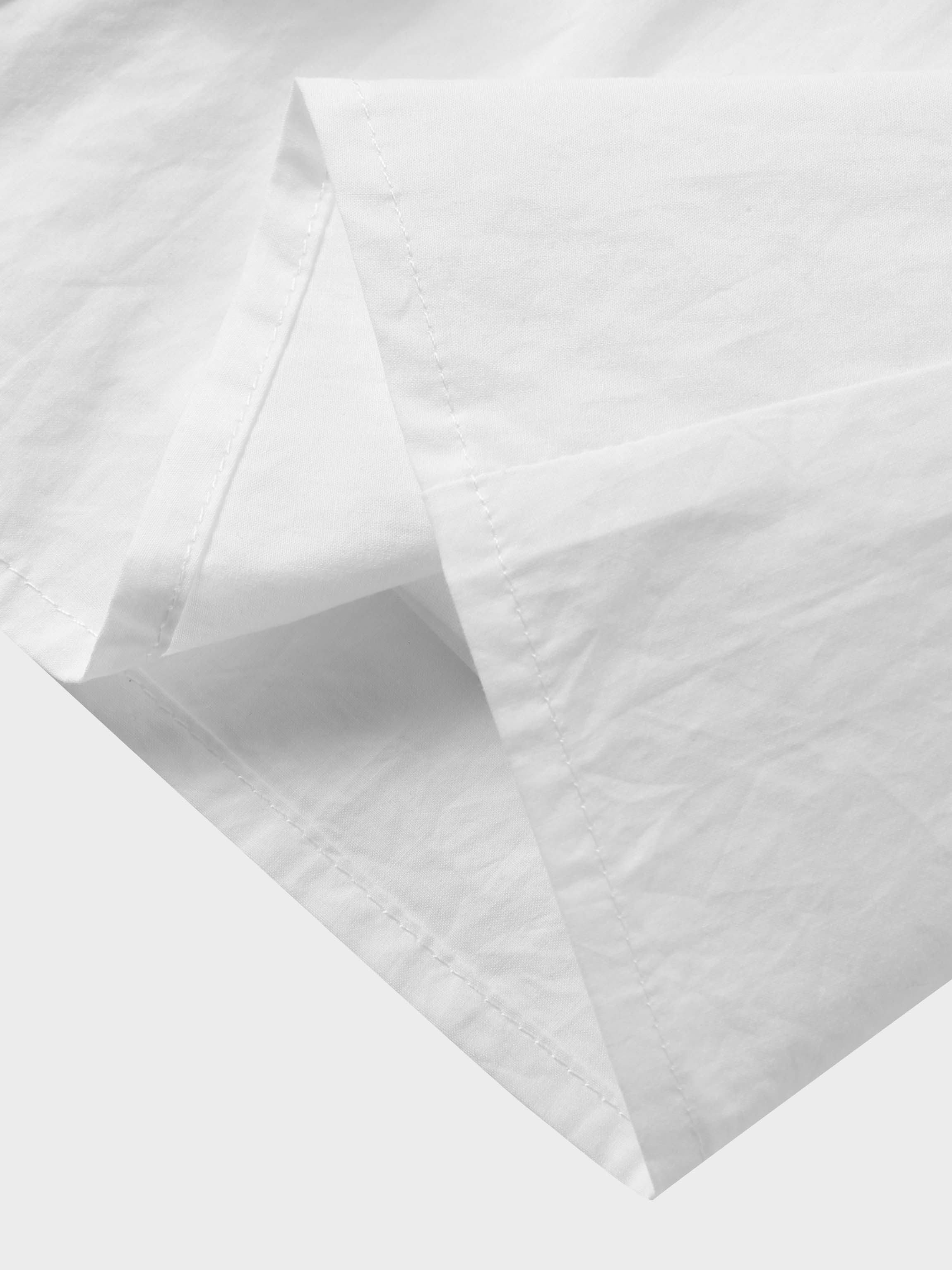 Asymmetrical Ruffle Blouse-White