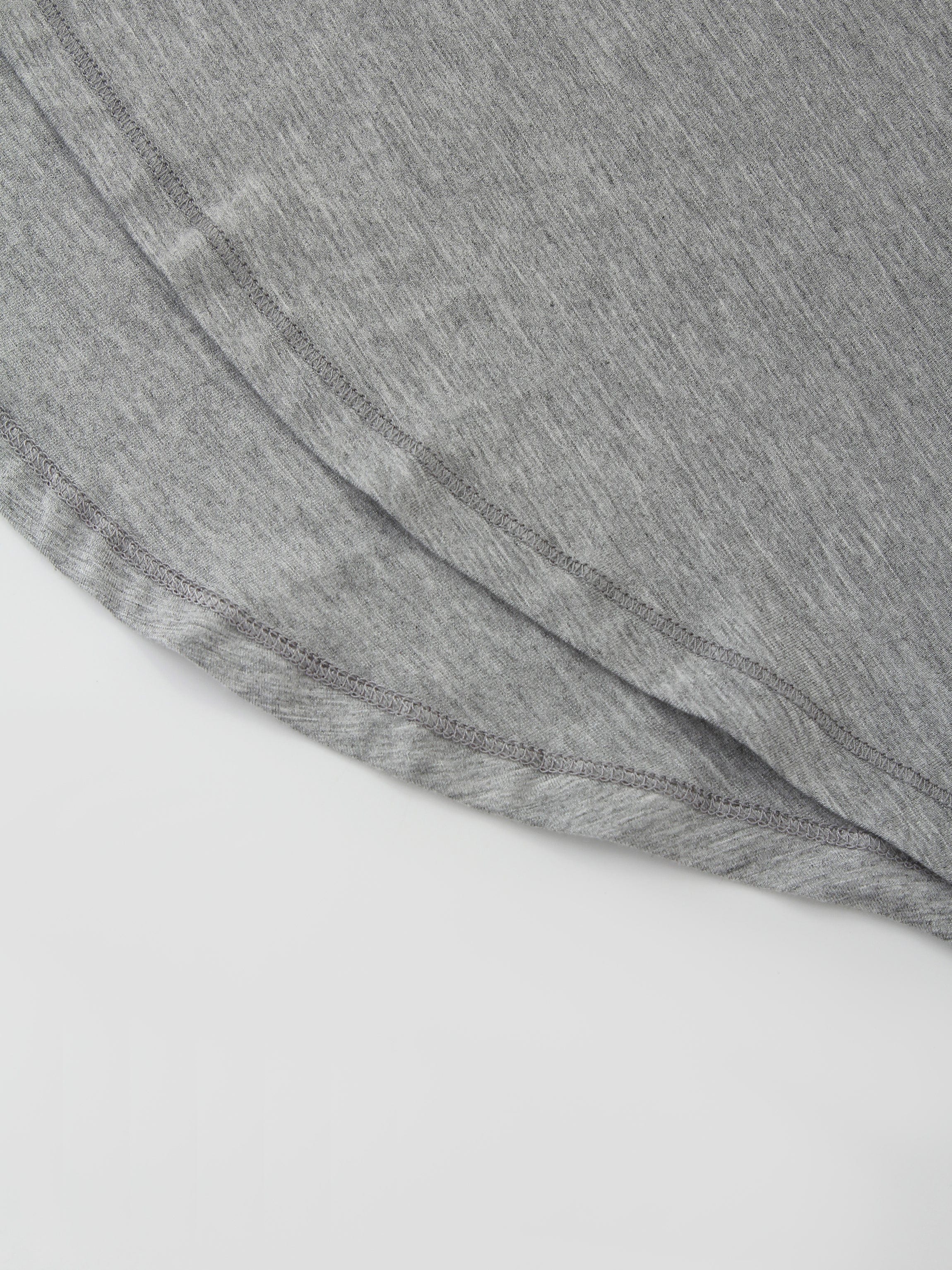 SWING TEE (3Q)-HEATHER GREY