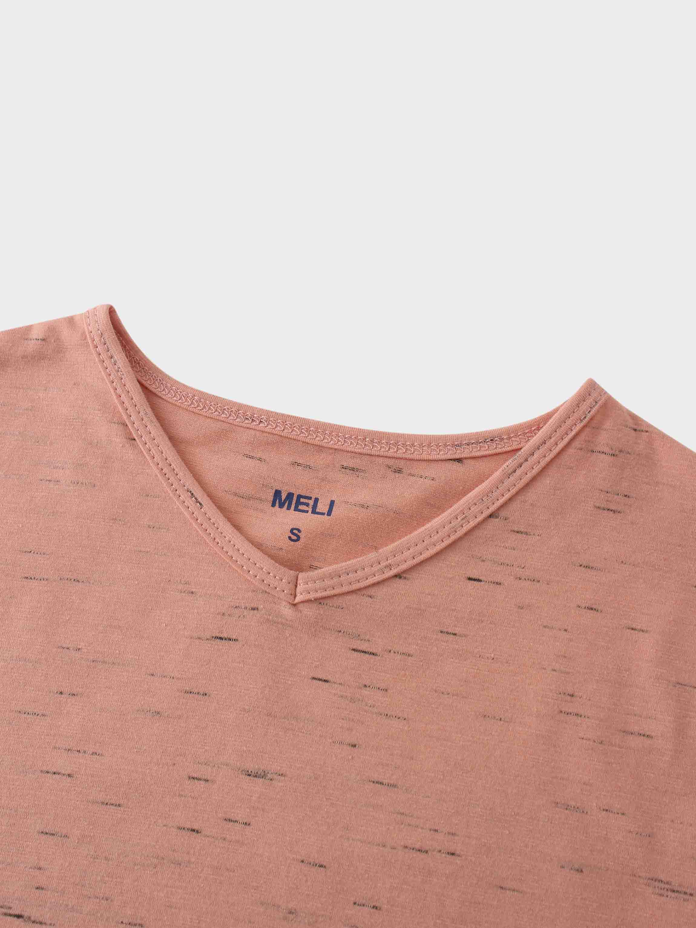 Spaced Dyed Tee-Coral