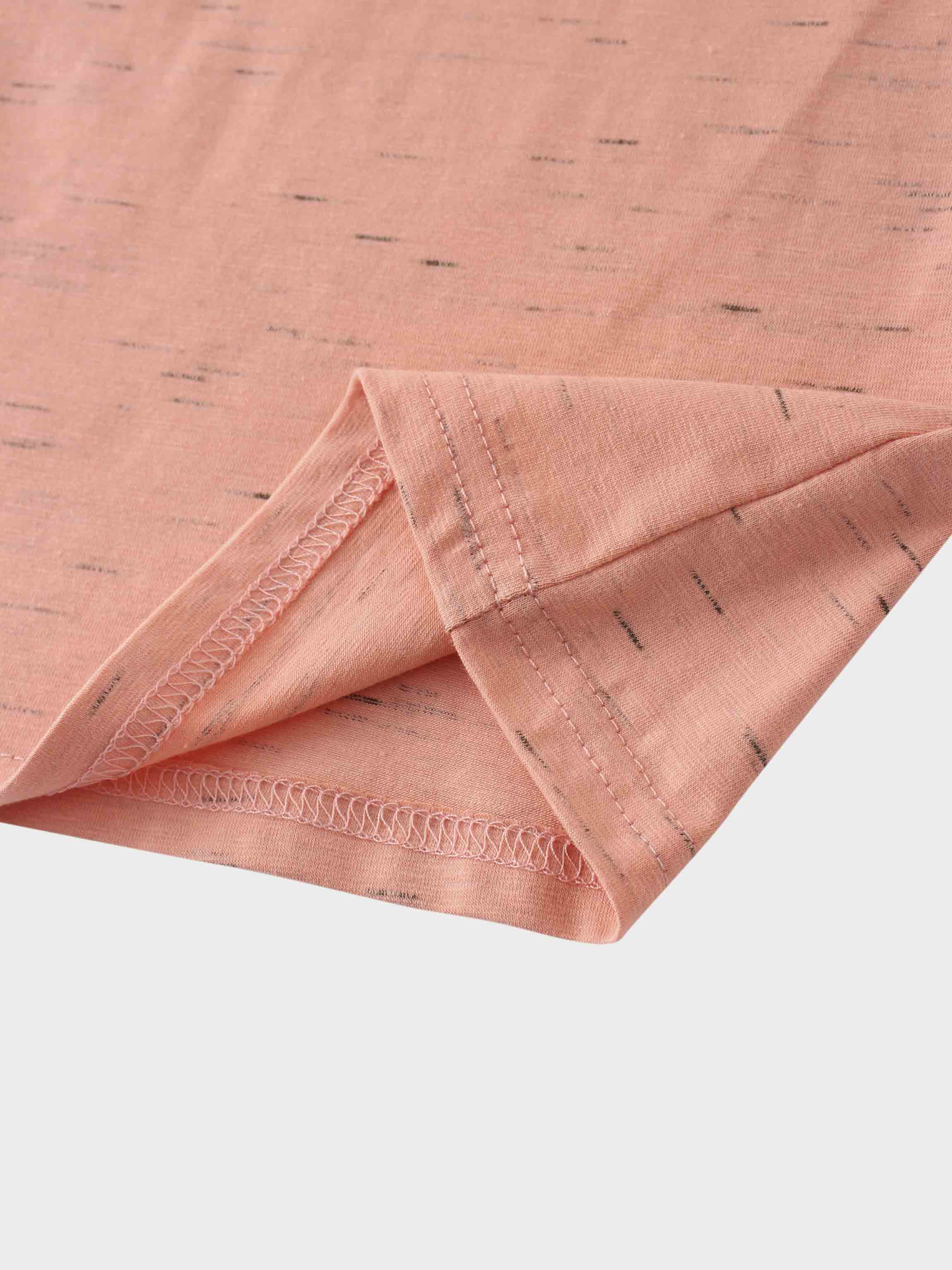 Spaced Dyed Tee-Coral