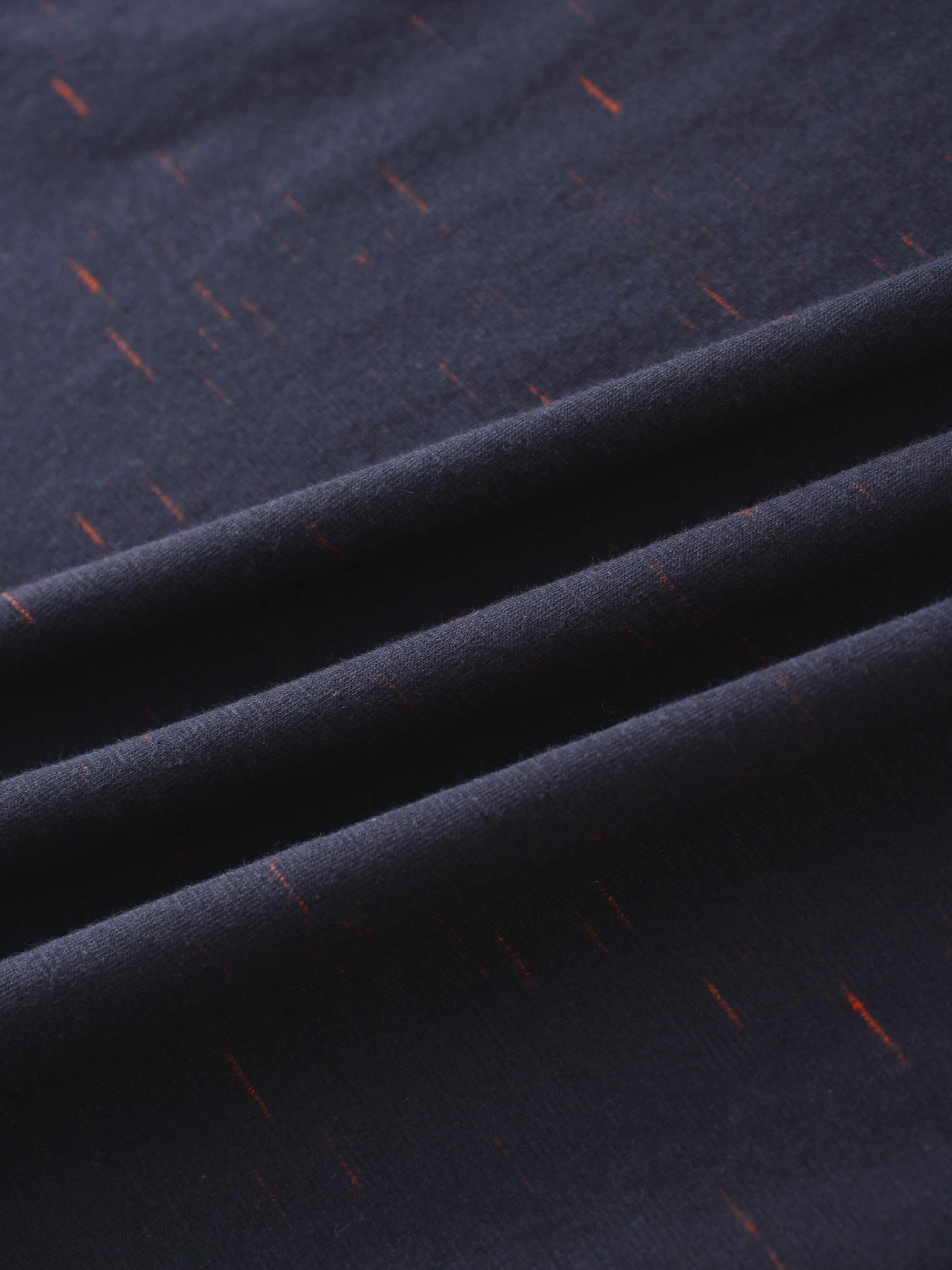 Spaced Dyed Tee-Black