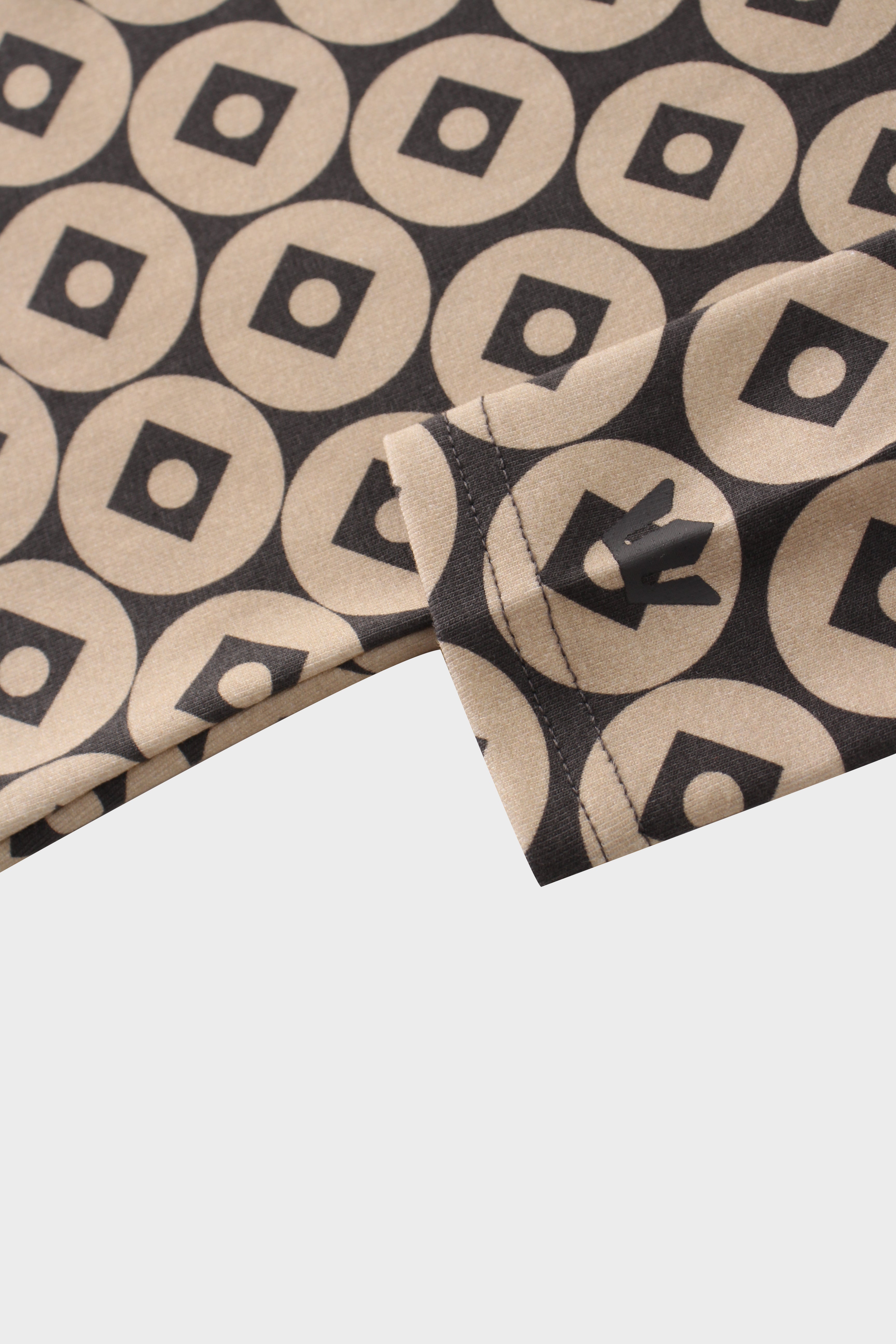 Basic Printed T-shirt-Geo Ombre