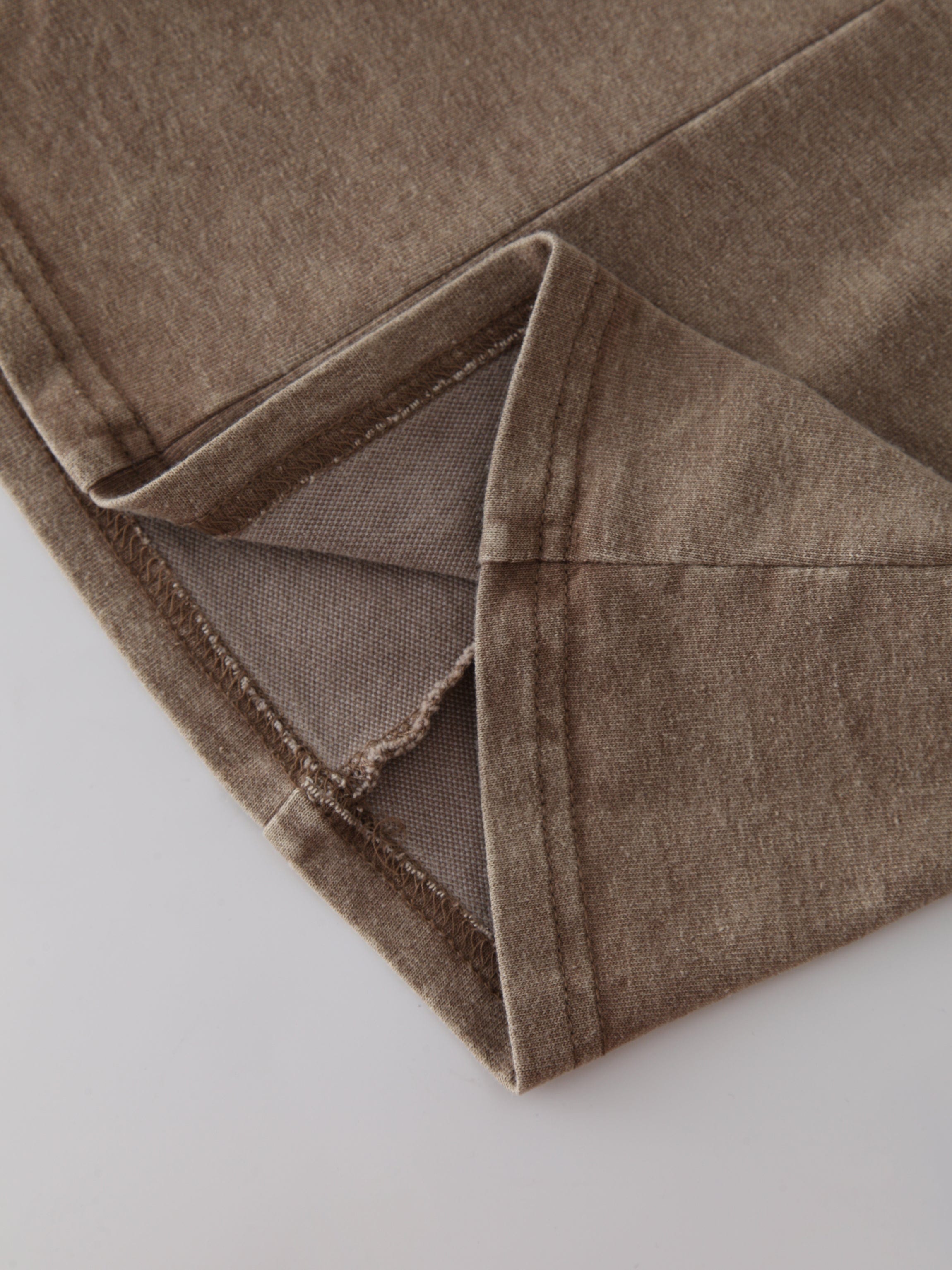Jersey Paneled Skirt 37"-Washed Taupe