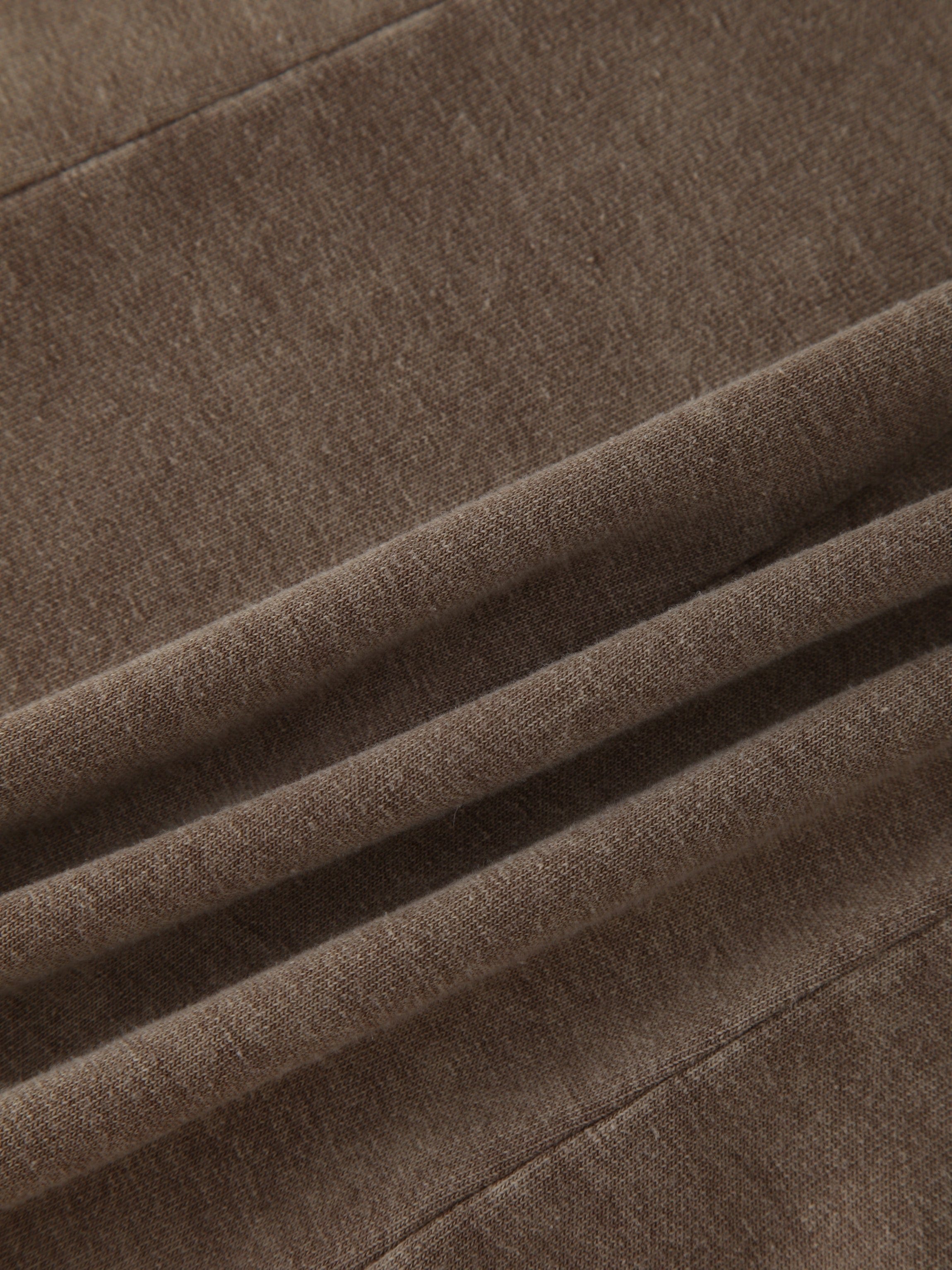 Jersey Paneled Skirt 33"-Washed Taupe