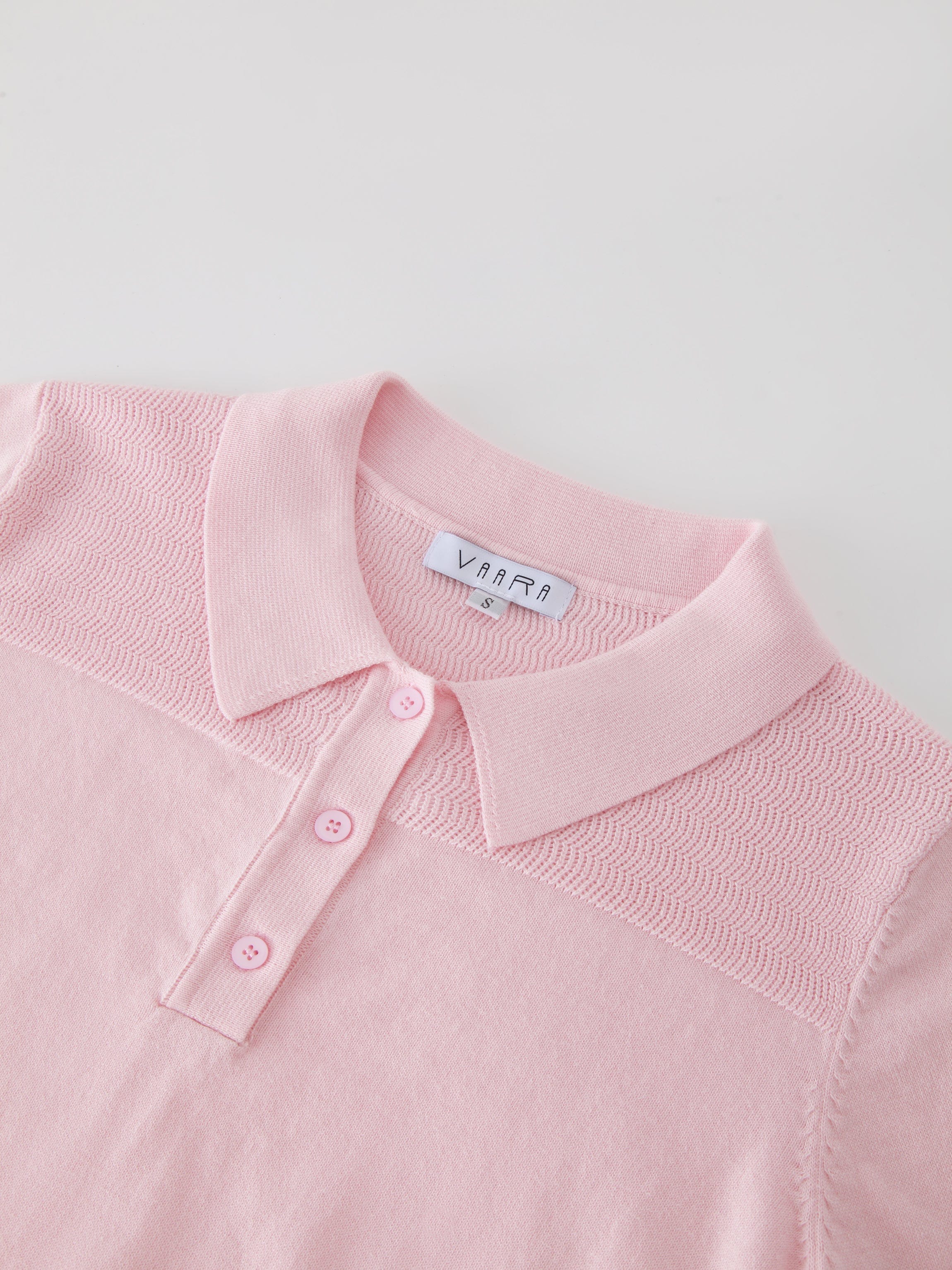 Mesh Top Sweater-Light Pink