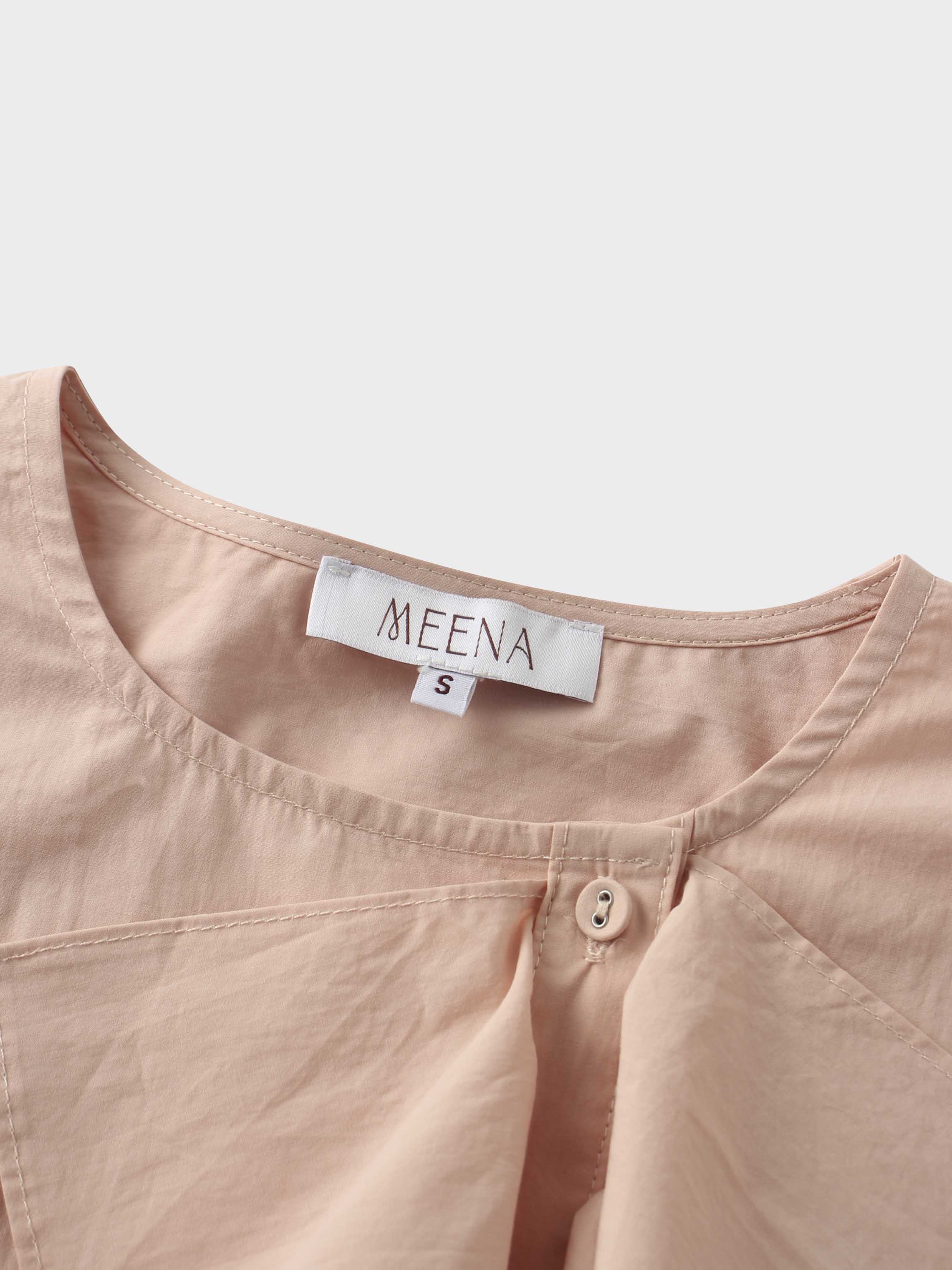 Asymmetrical Ruffle Blouse-Rose Pink