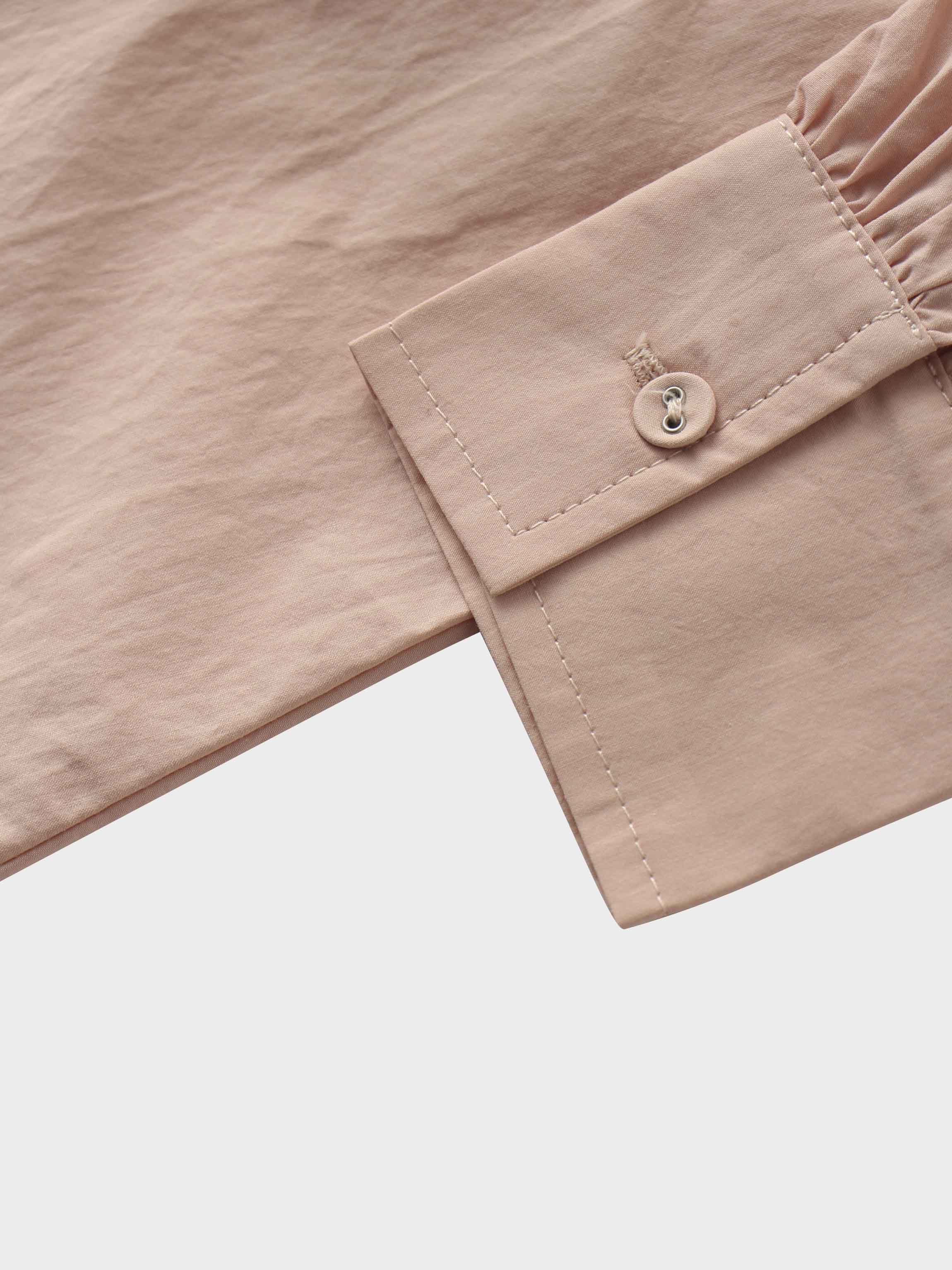 Asymmetrical Ruffle Blouse-Rose Pink