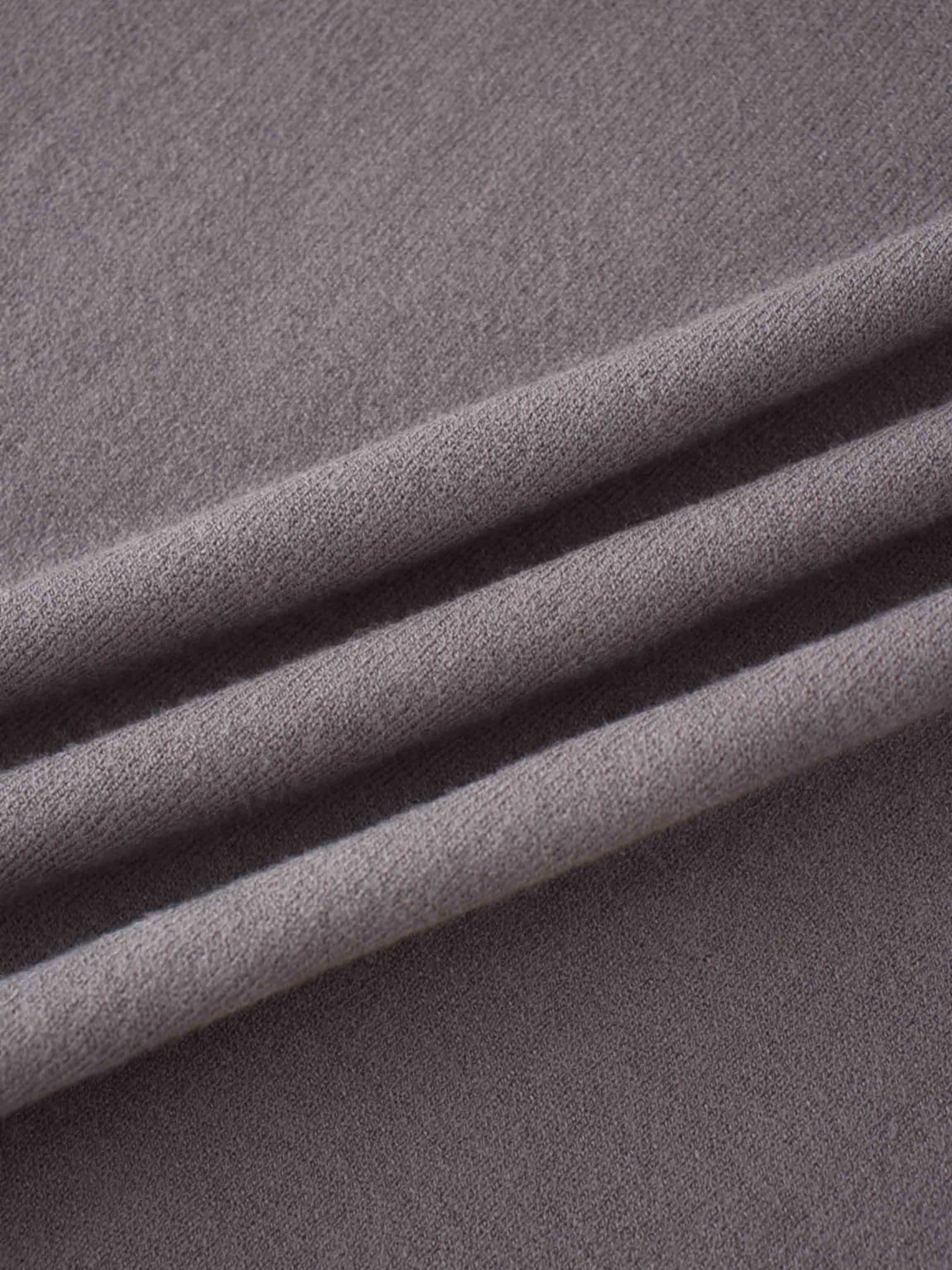 Beaded Turtleneck-Grey