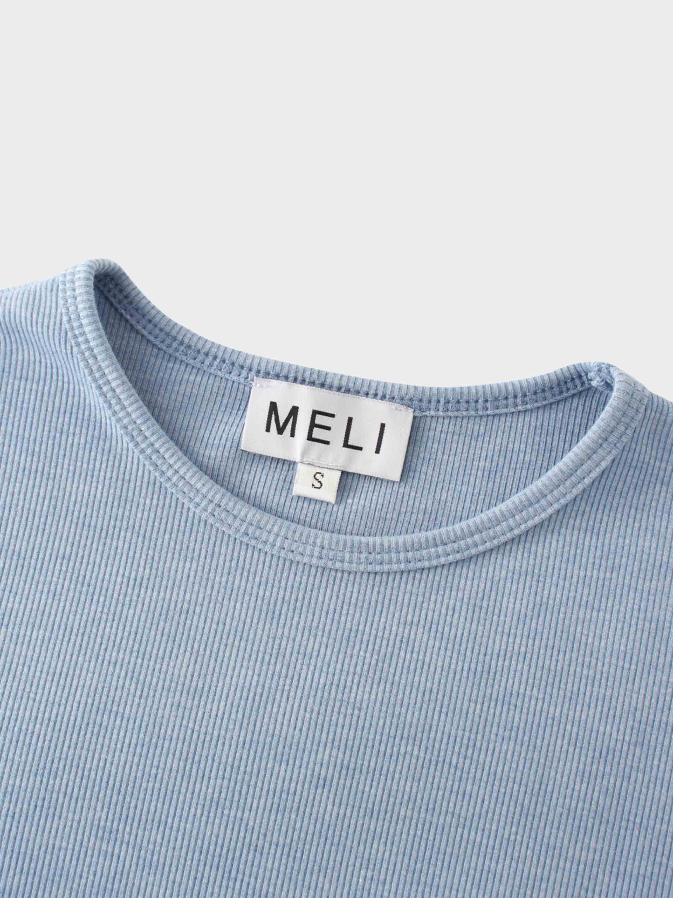 Ribbed Sleeveless Maxi Dress-Heathered Blue