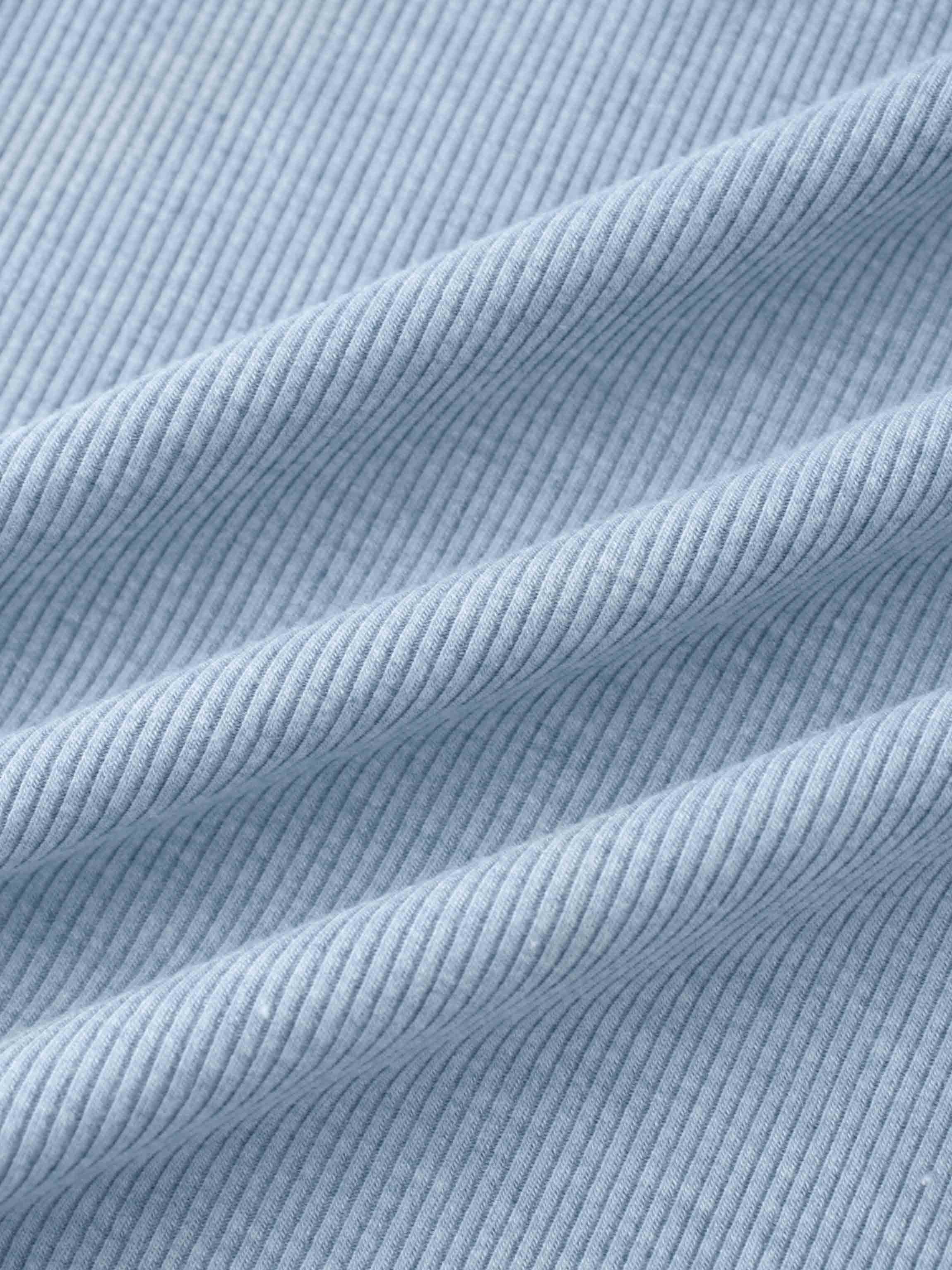 Ribbed Sleeveless Maxi Dress-Heathered Blue