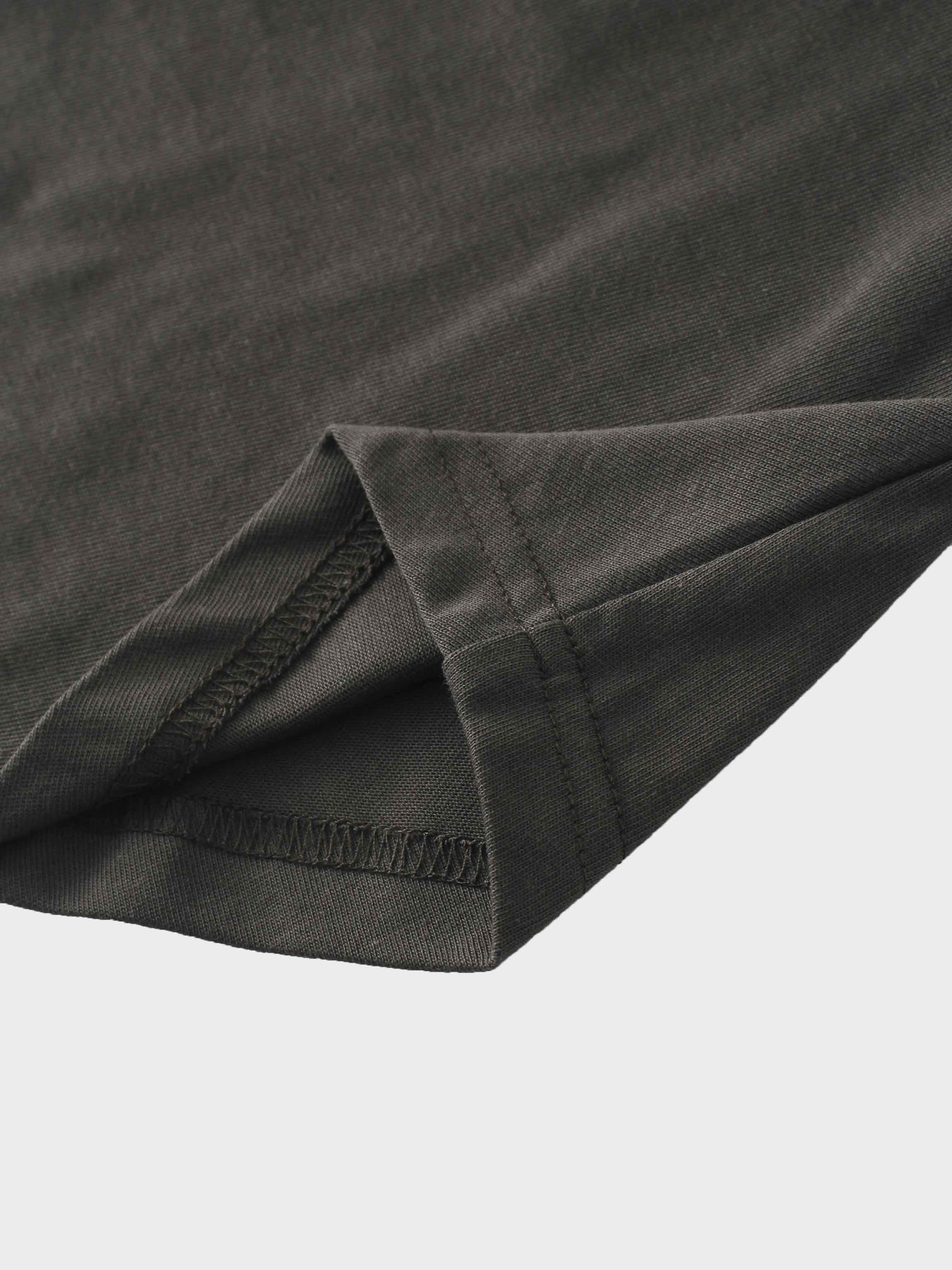 Tie Knot Tee-Dark Grey