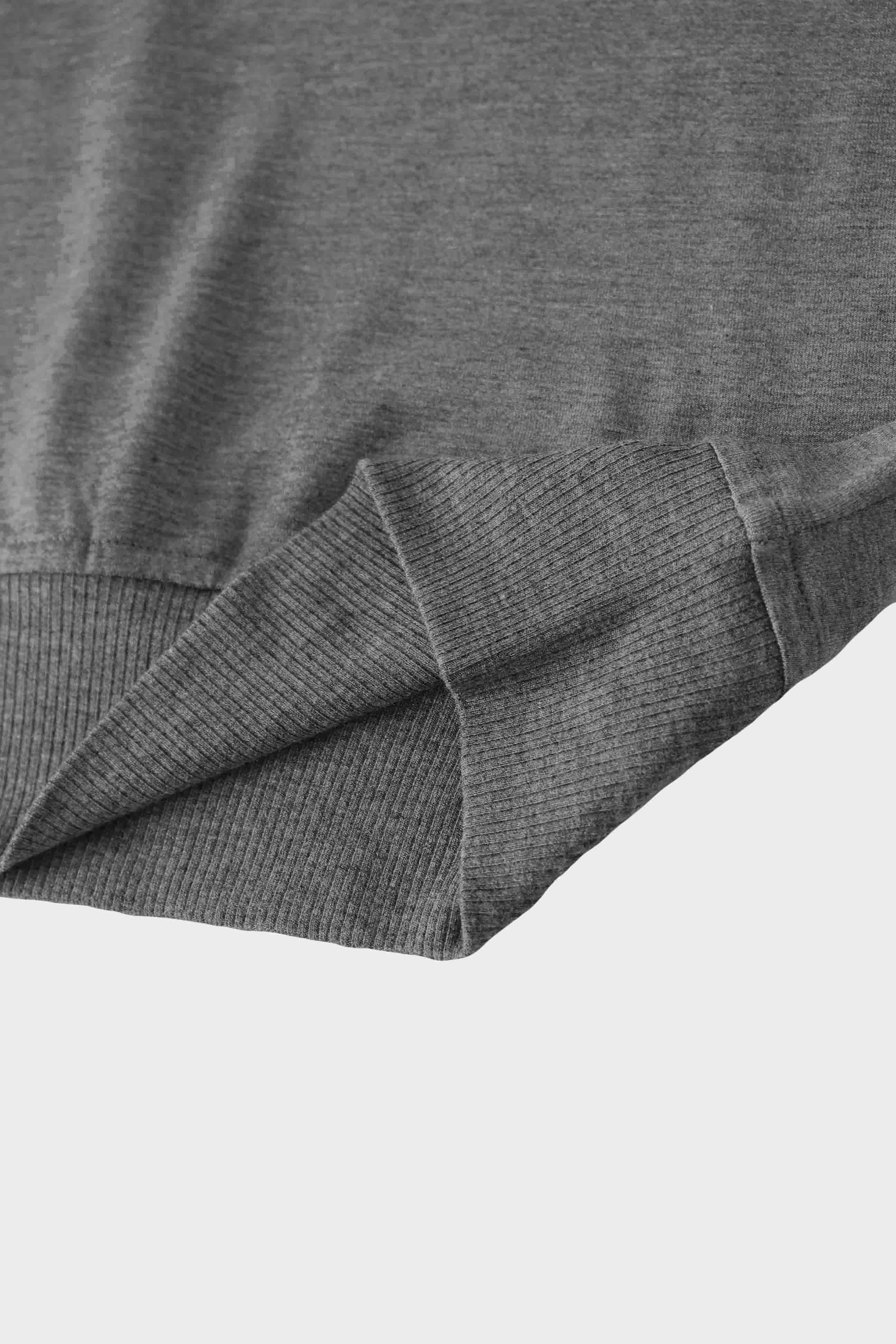 Cropped Tee-Grey
