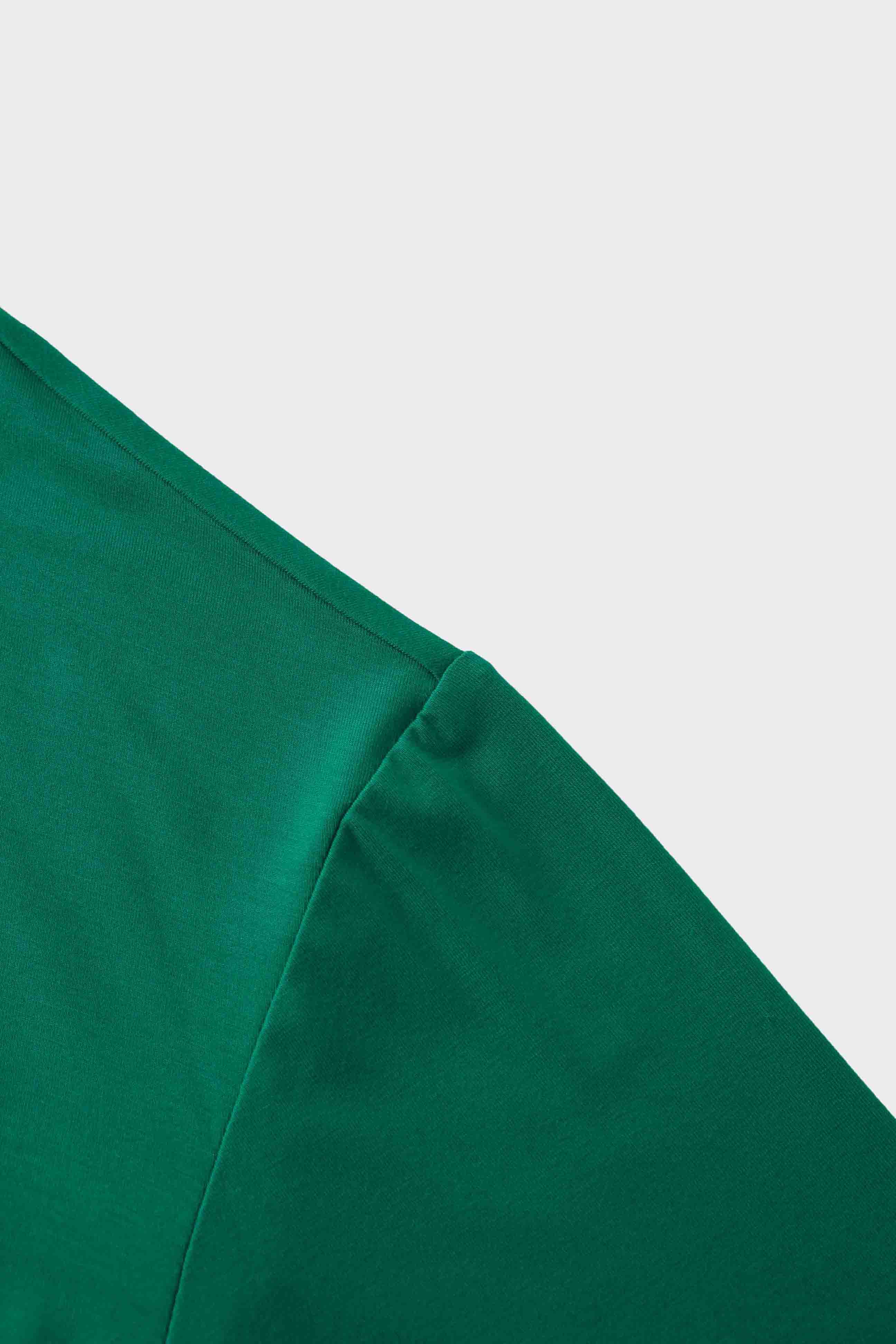 Cropped Tee-Kelly Green