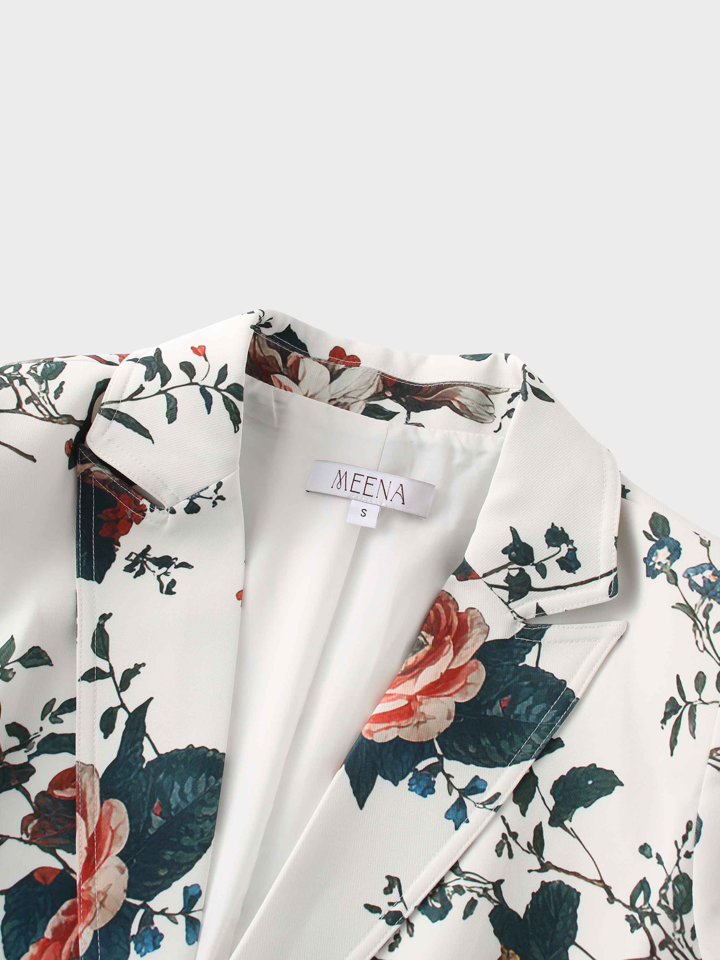 Tailored Blazer-Antique Floral