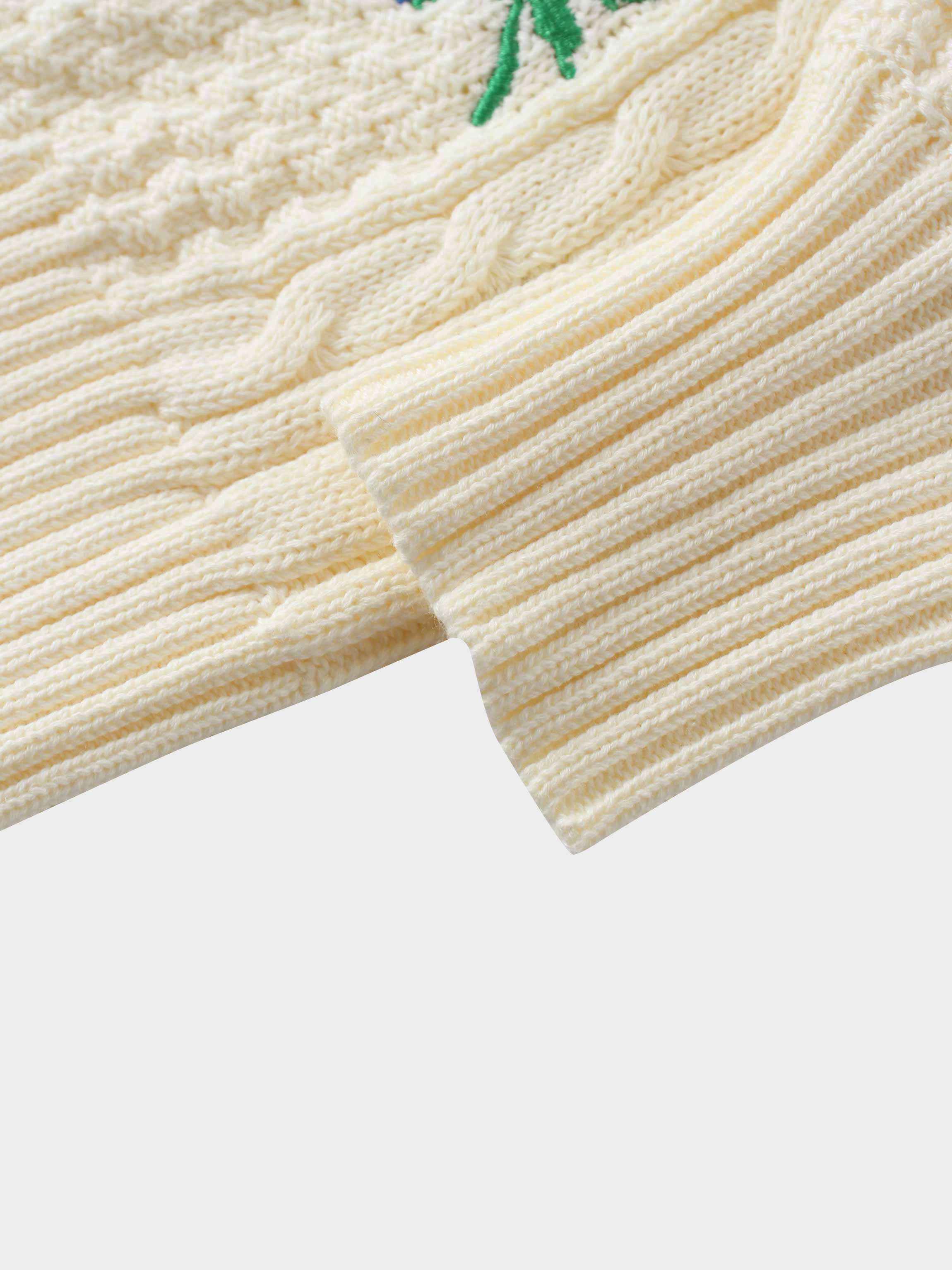 Embroidered Cardigan-Floral Confetti