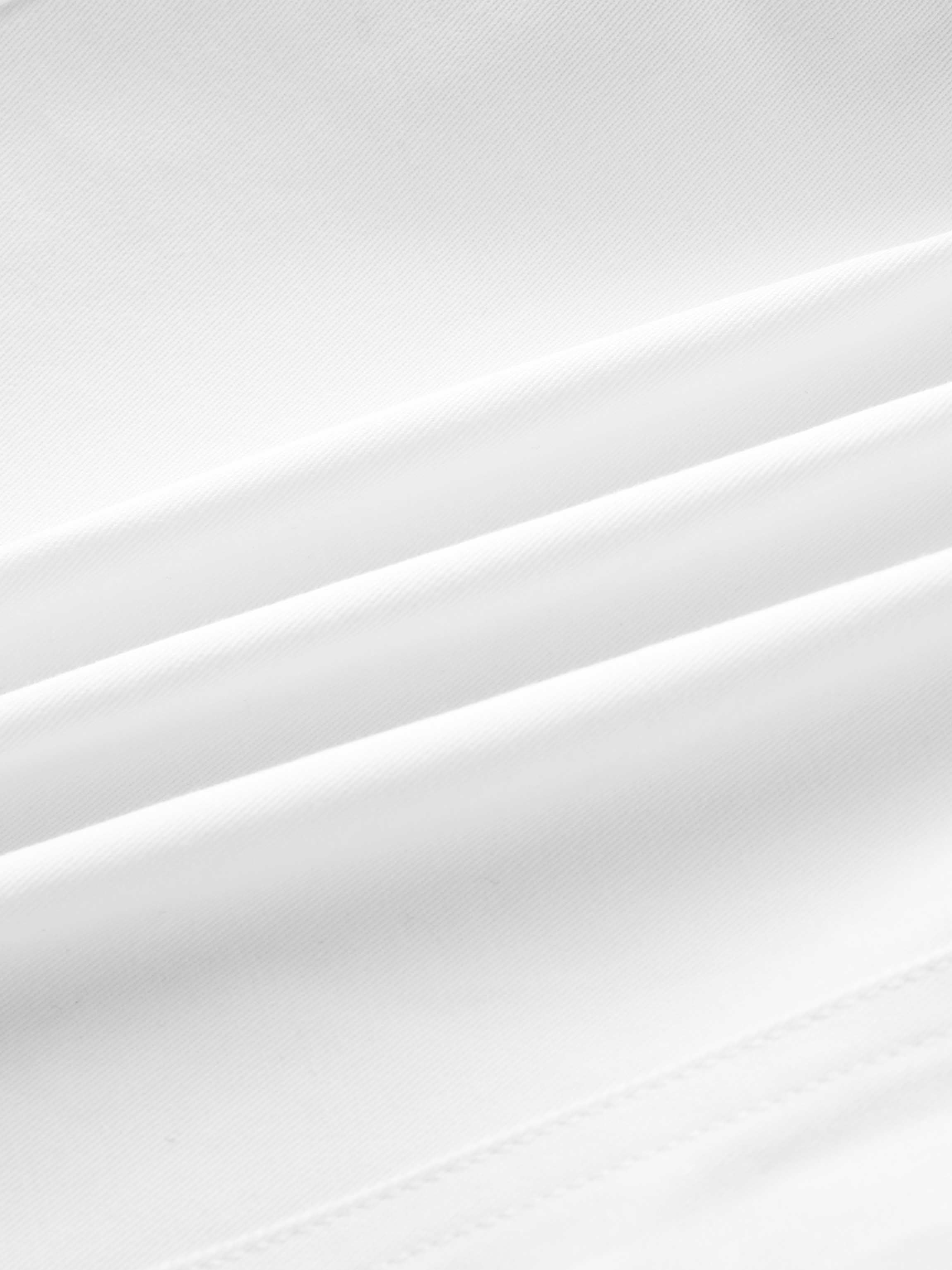 Belted Cotton Cargo Skirt-White