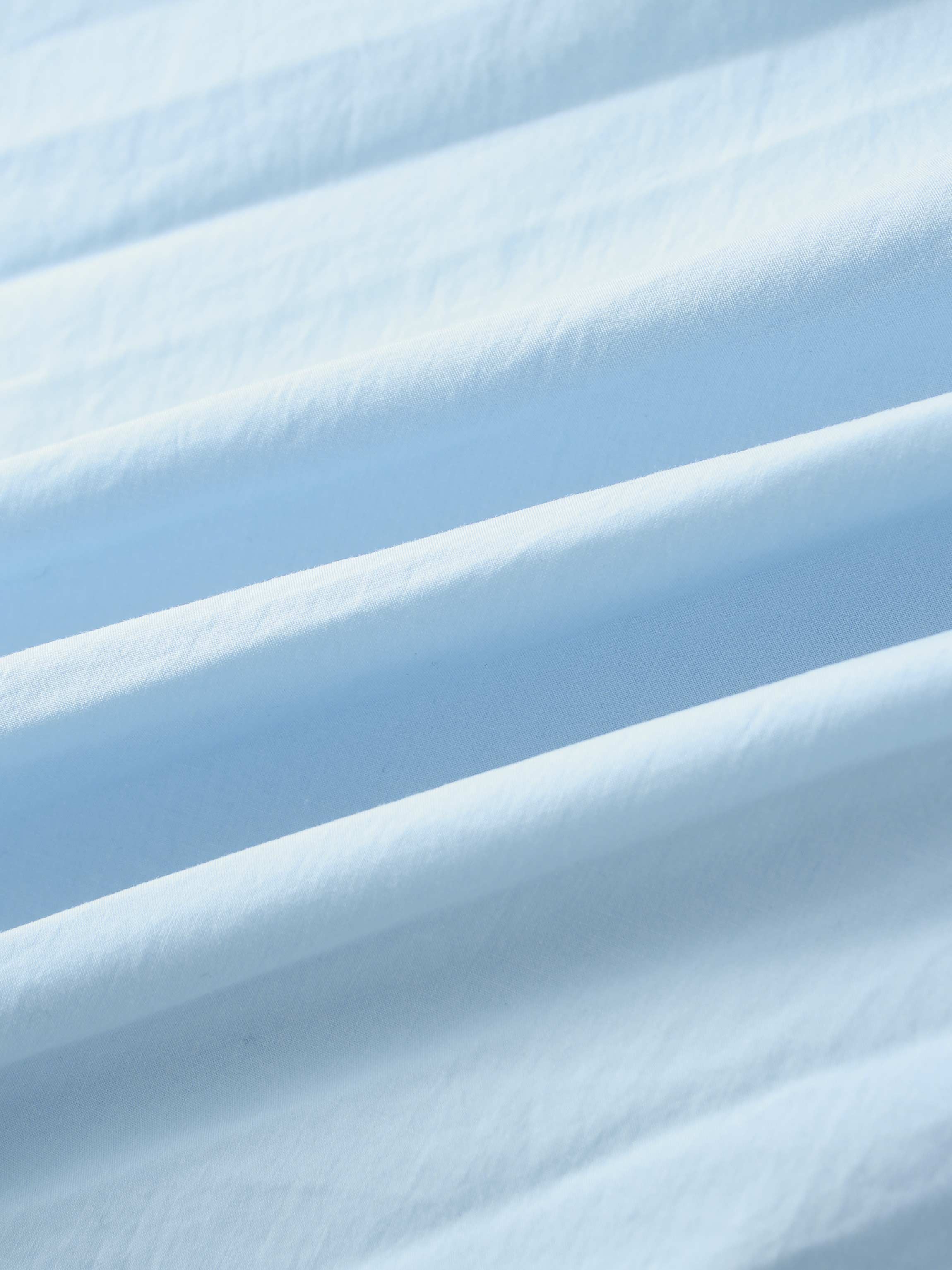 Micro Pleat Elastic Waist Skirt-Light Blue