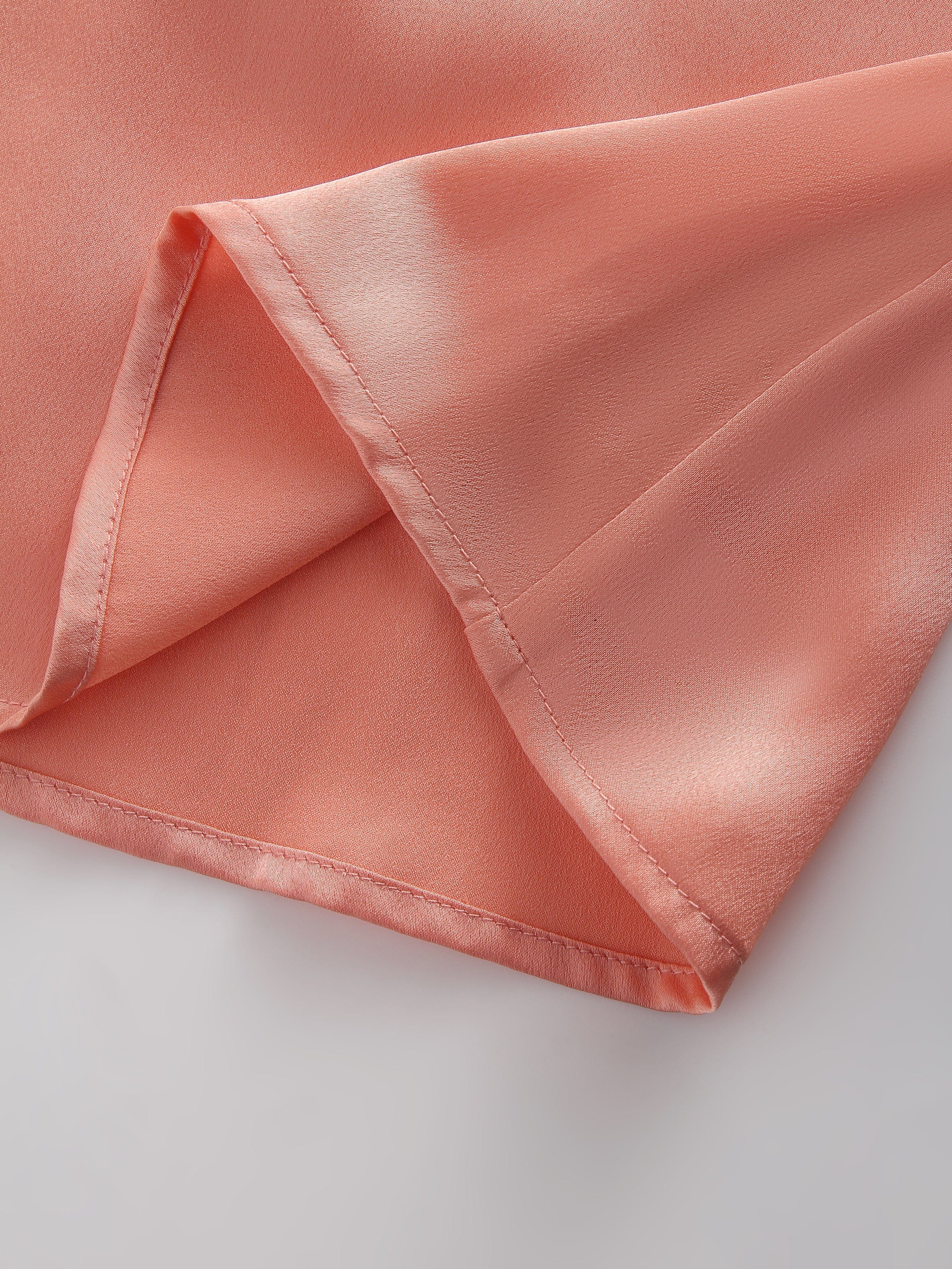 Micro Pleat Dress-Peach