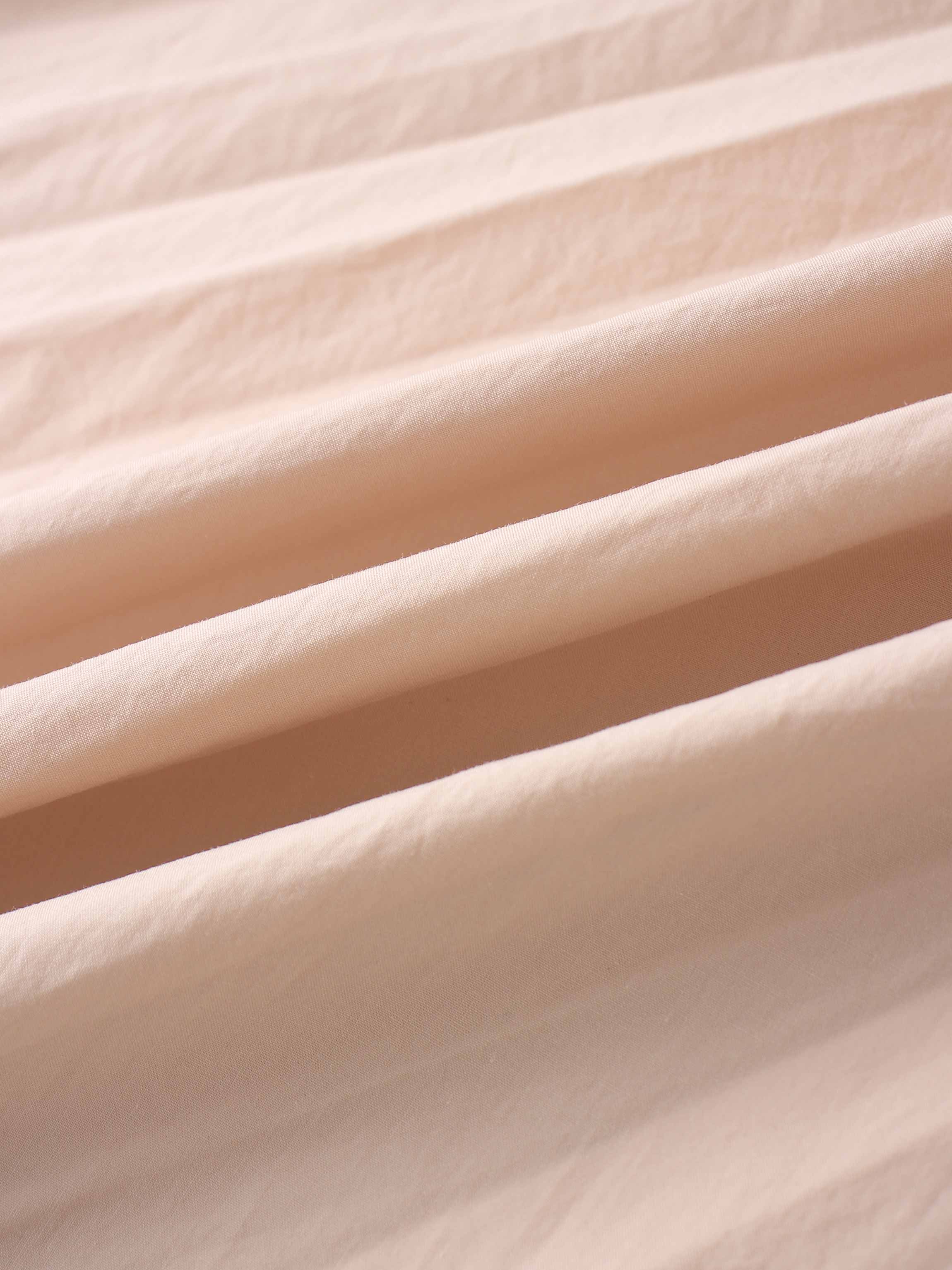 Micro Pleat Elastic Waist Skirt-Rose Pink