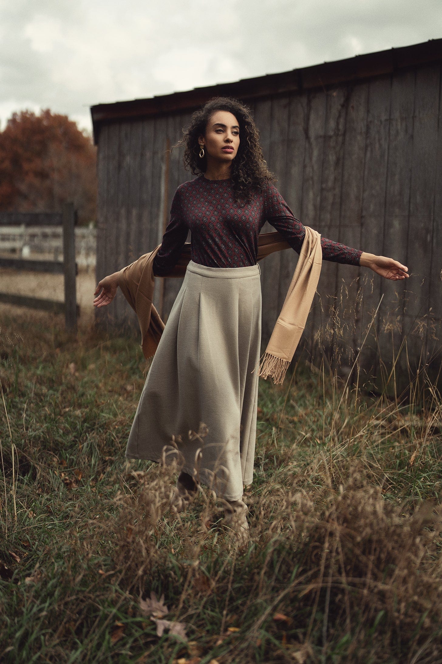 Sadie Skirt-Ivory