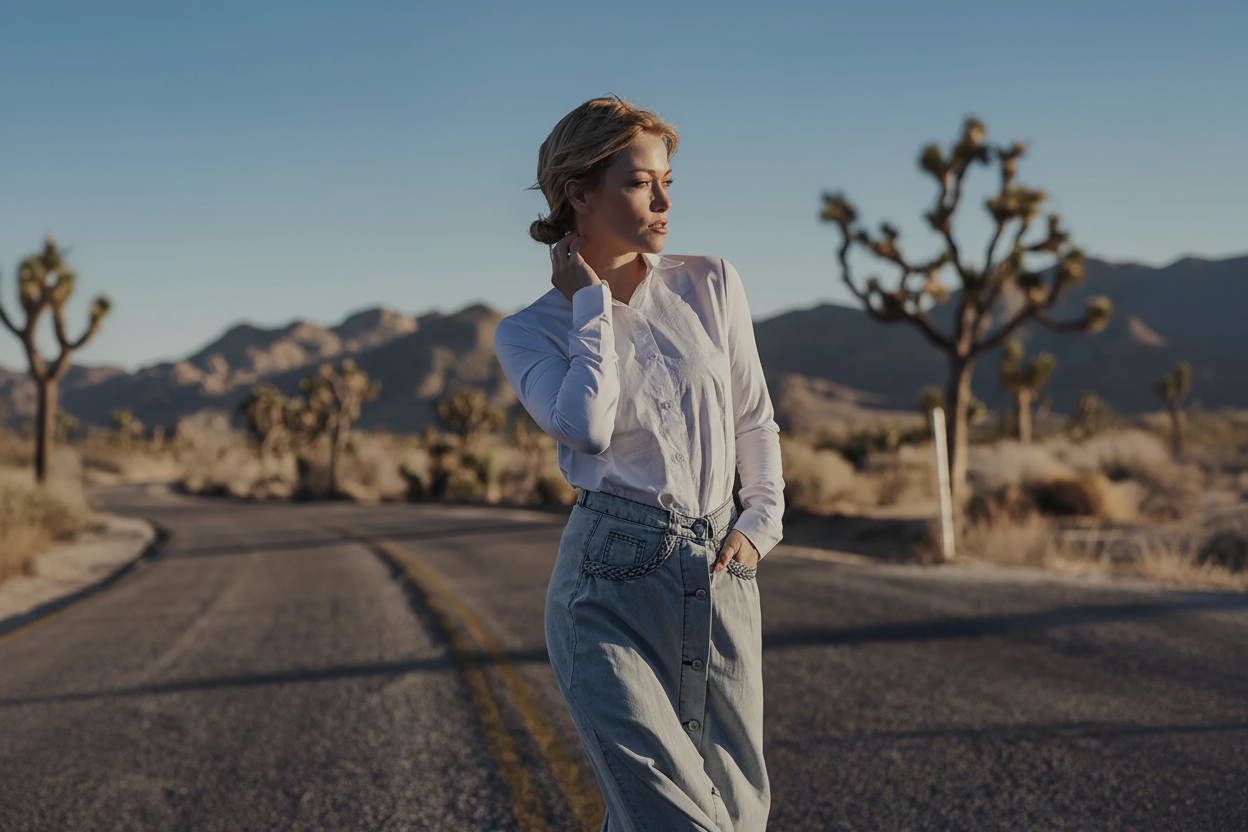 Full-width desert fashion banner