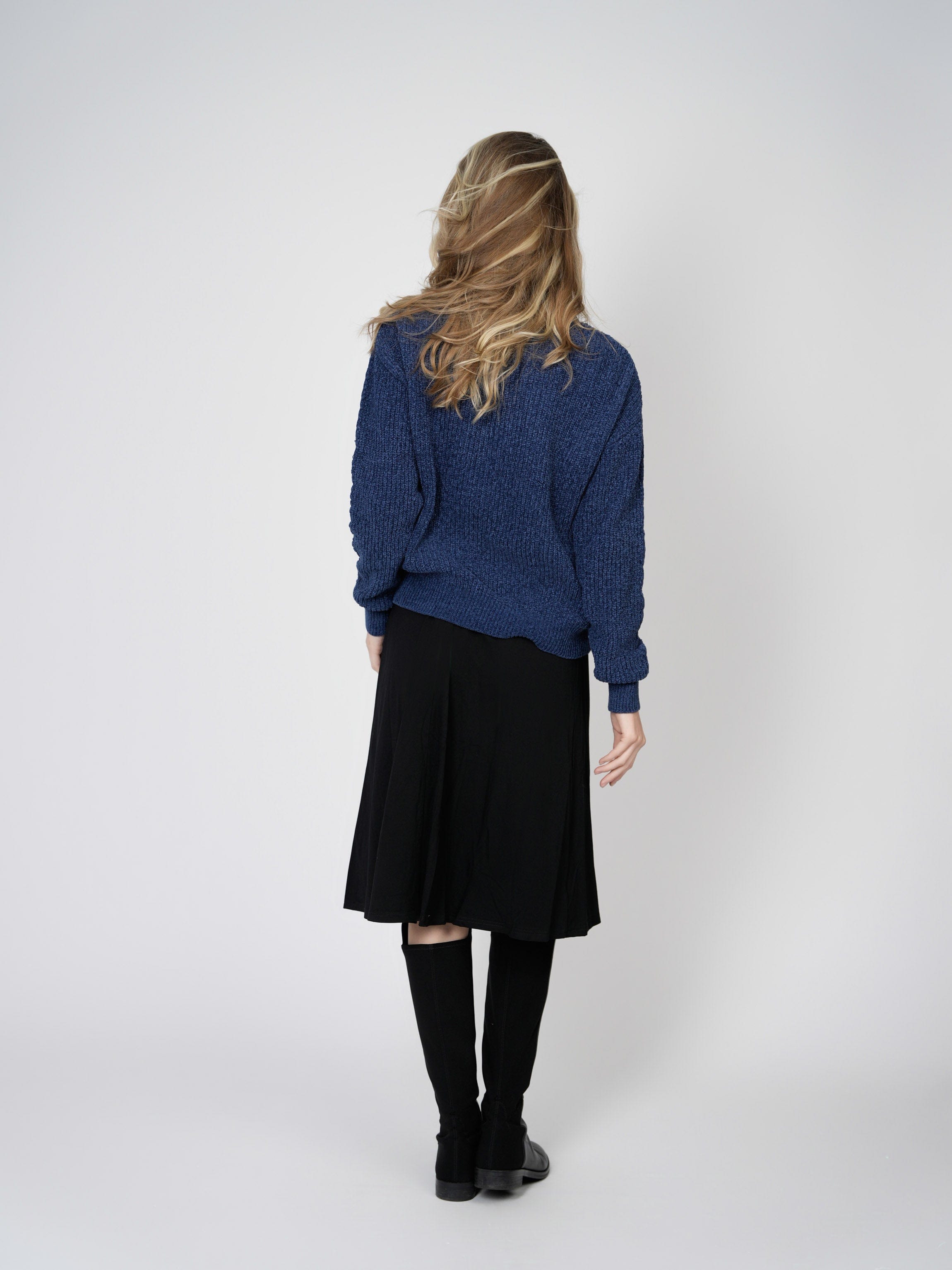TSHIRT CIRCLE SKIRT-25"-BLACK