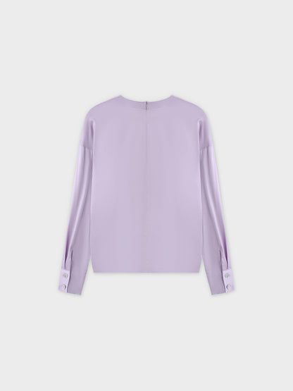Satin Top-Lavender