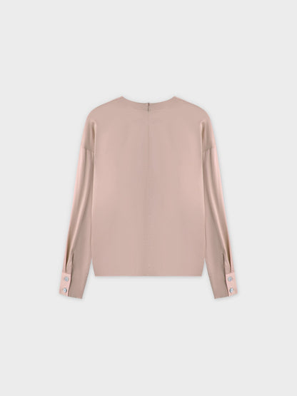 Satin Top-Blush