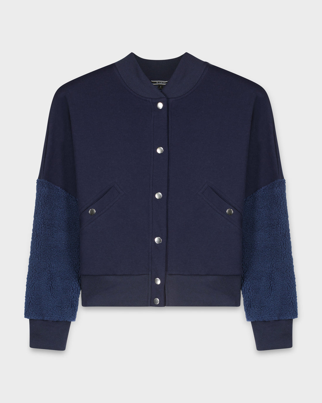 SHERPA BOMBER JACKET-NAVY