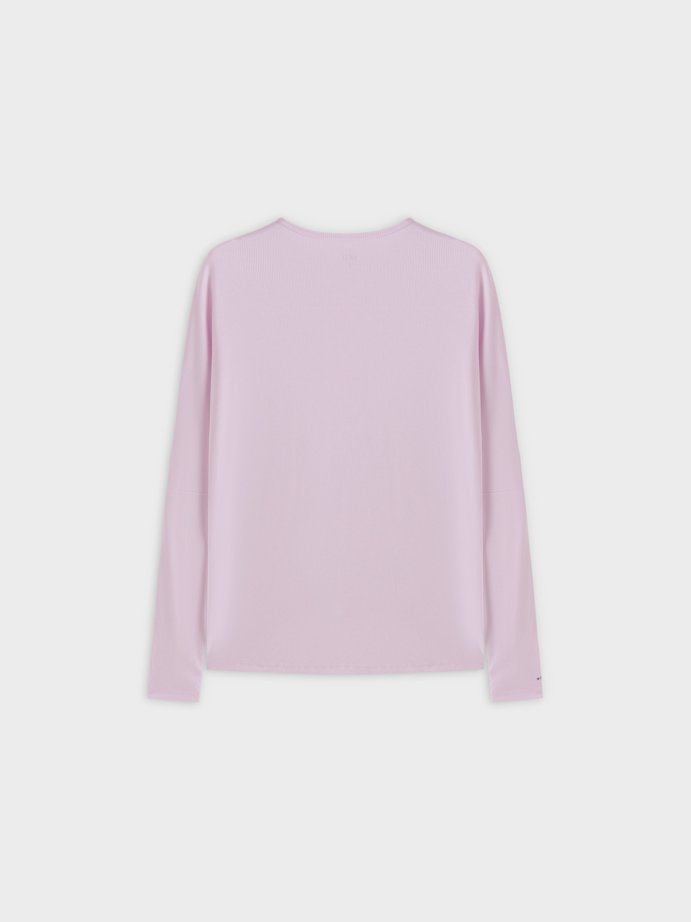 Crew Ribbed Dolman-Lavender