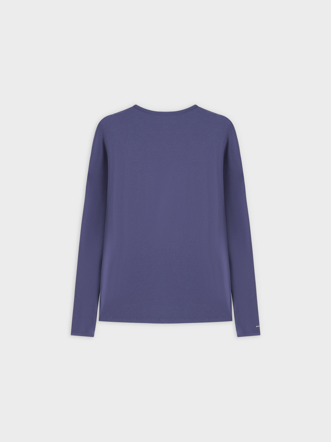 Crew Ribbed Dolman-Indigo Blue