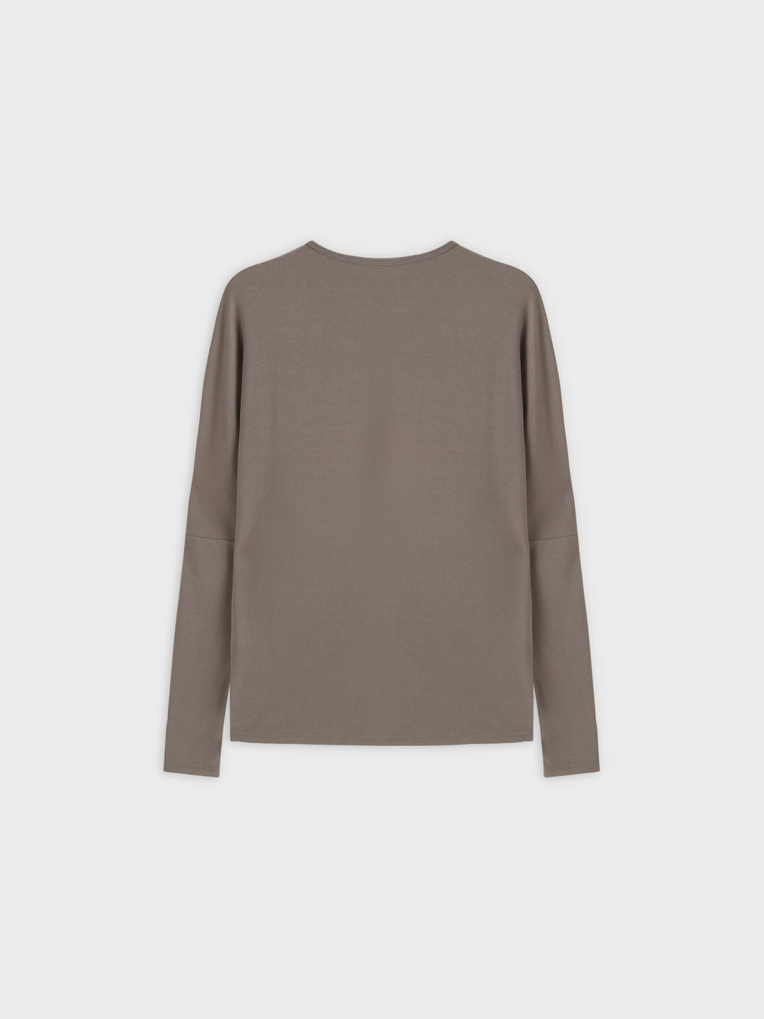 Crew Ribbed Dolman-Olive